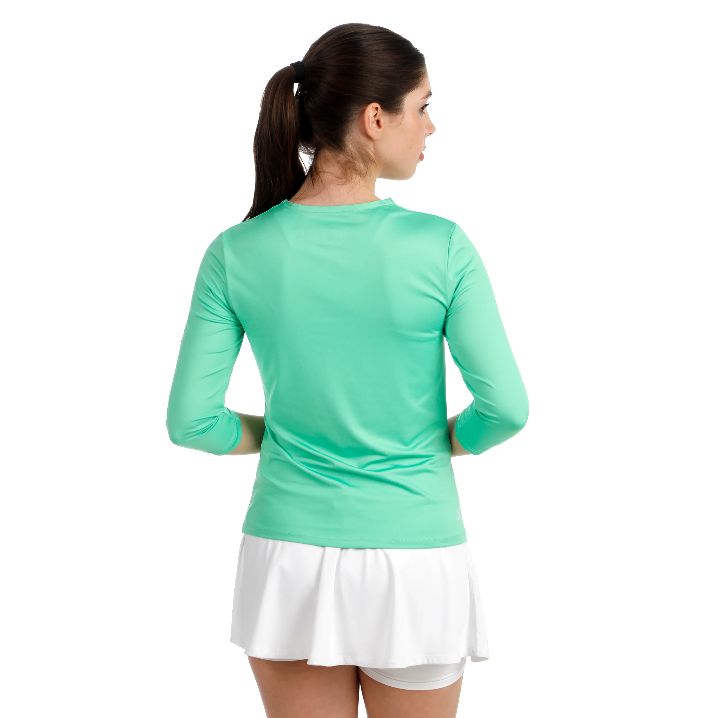 Crew 2.0 V-Neck Longsleeve Damen-grün - Image 2