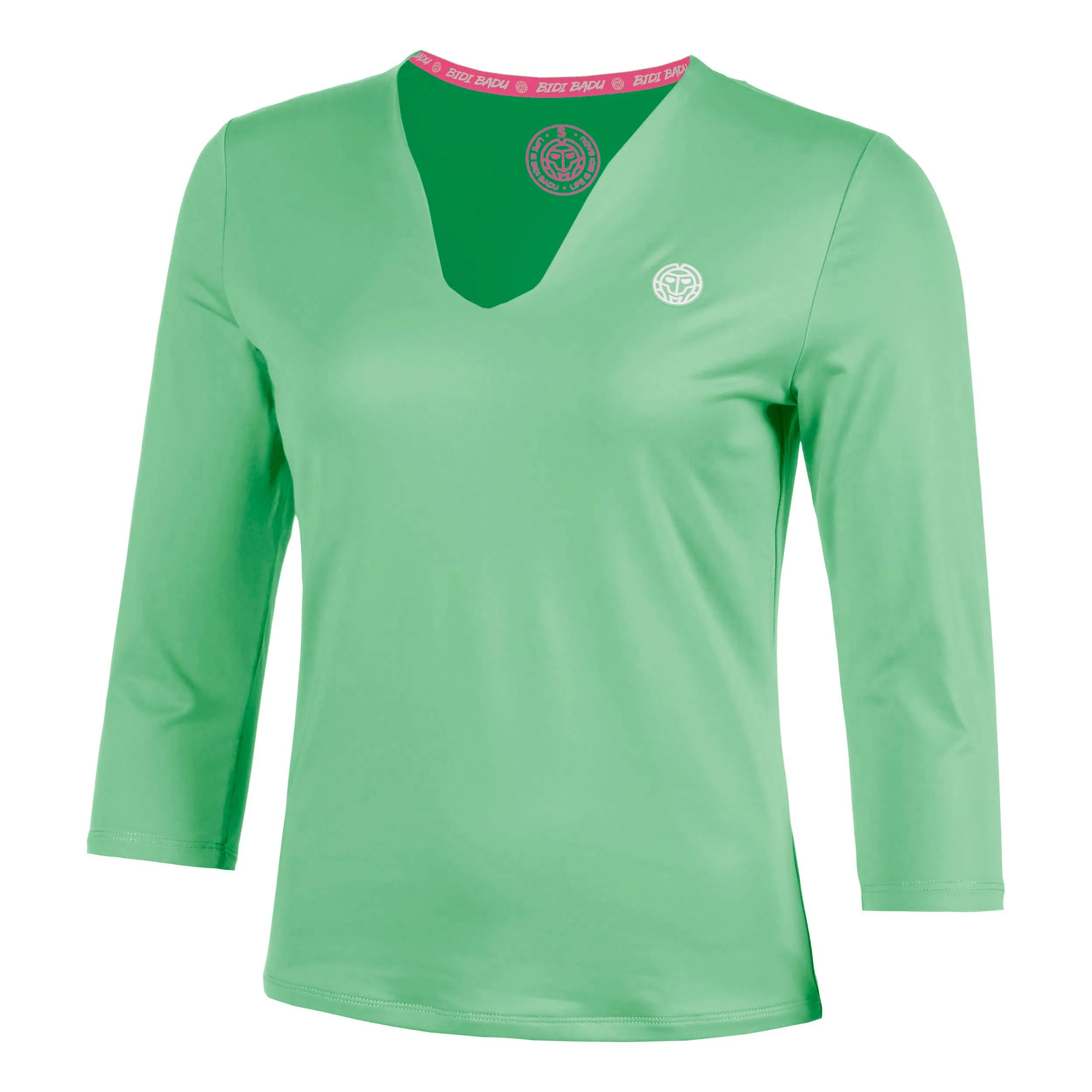Crew 2.0 V-Neck Longsleeve Damen-grün - Image 5