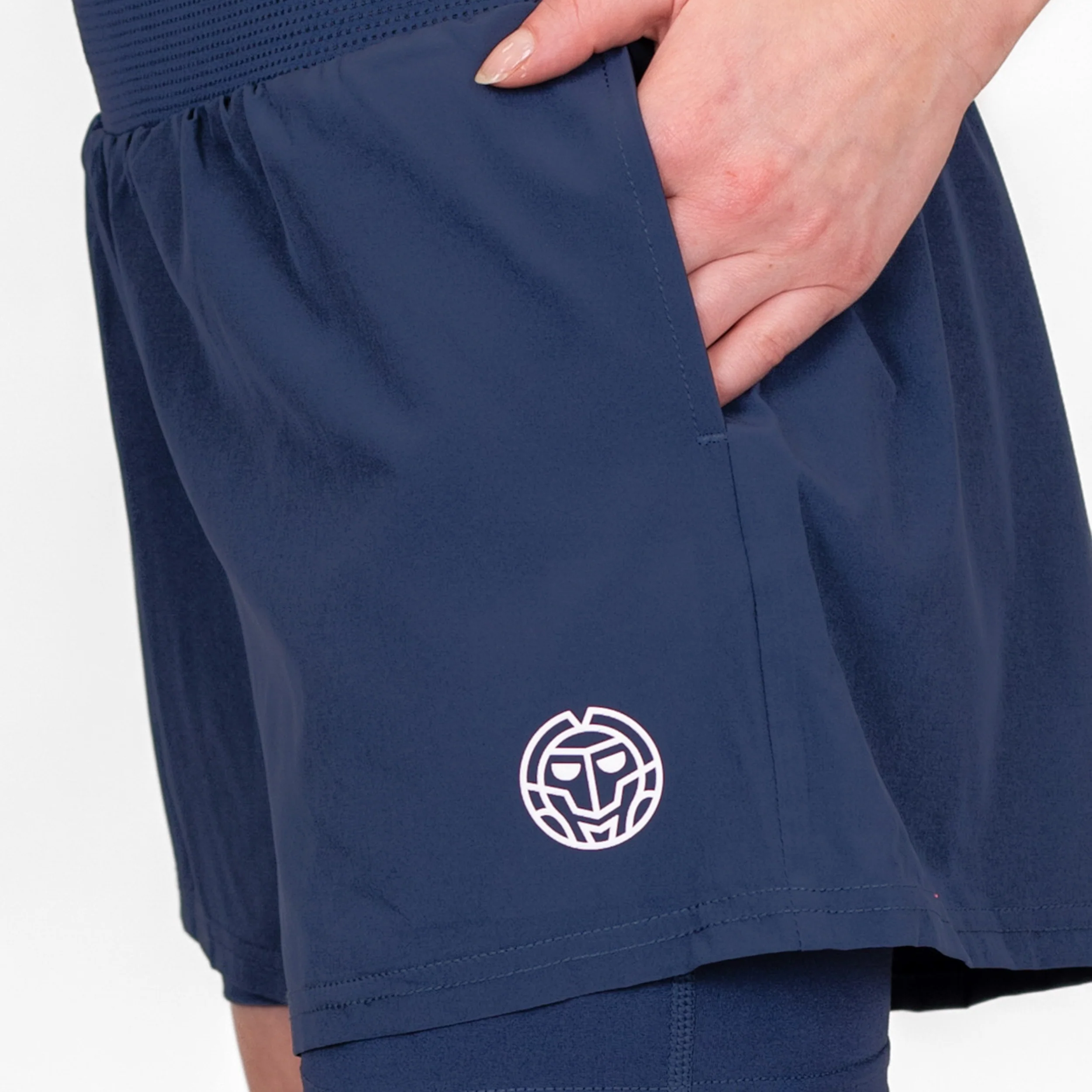 Crew 2in1 Shorts Damen-Dunkelblau - Image 8