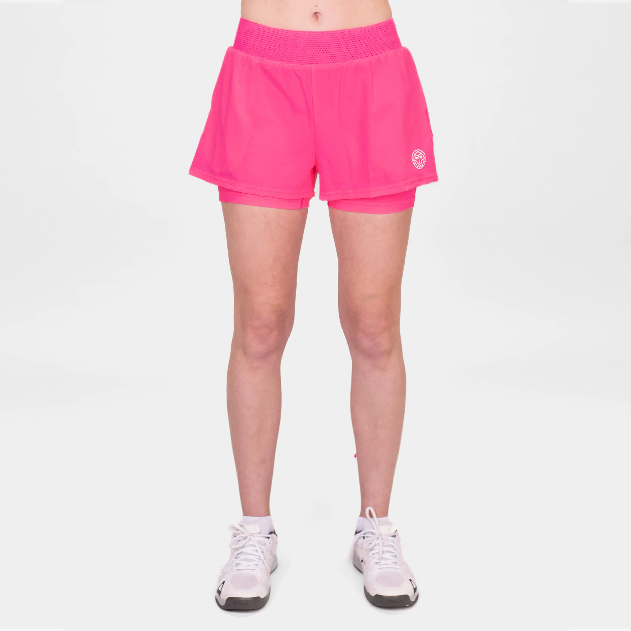 Crew 2in1 Shorts Damen-Pink - Image 6