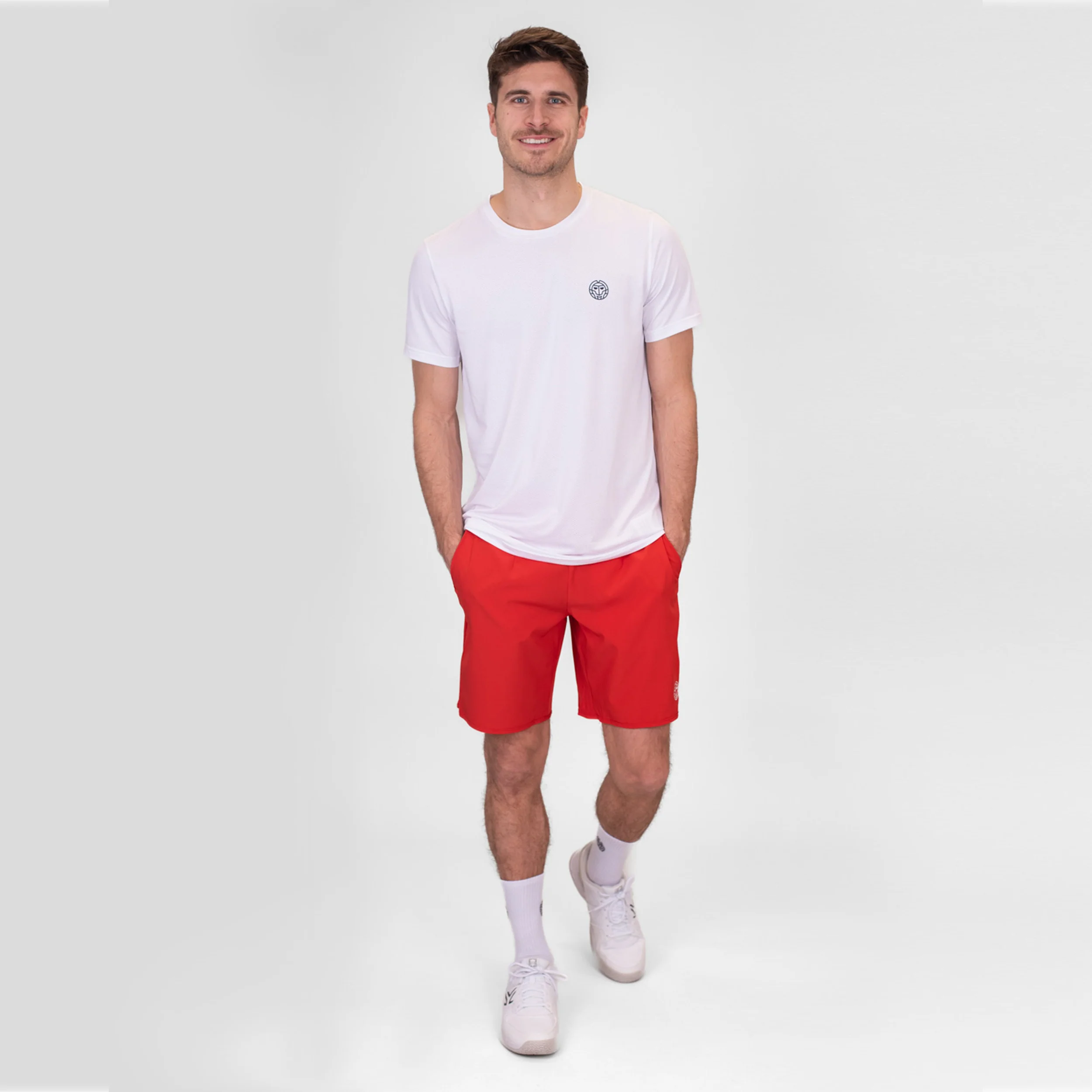 Crew 9in Shorts Herren-Rot - Image 8