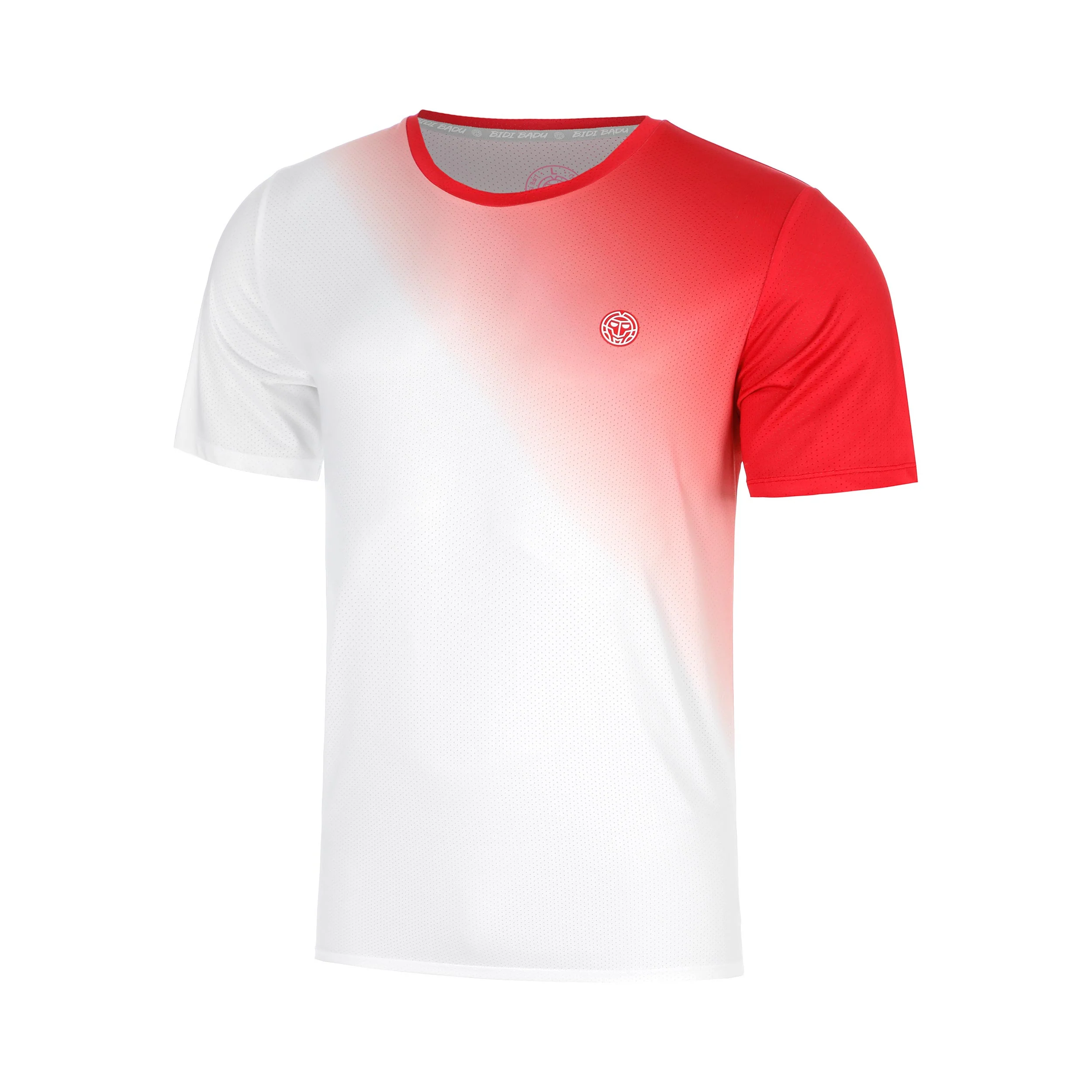 Crew Fade T-Shirt Jungen-rot, weiß