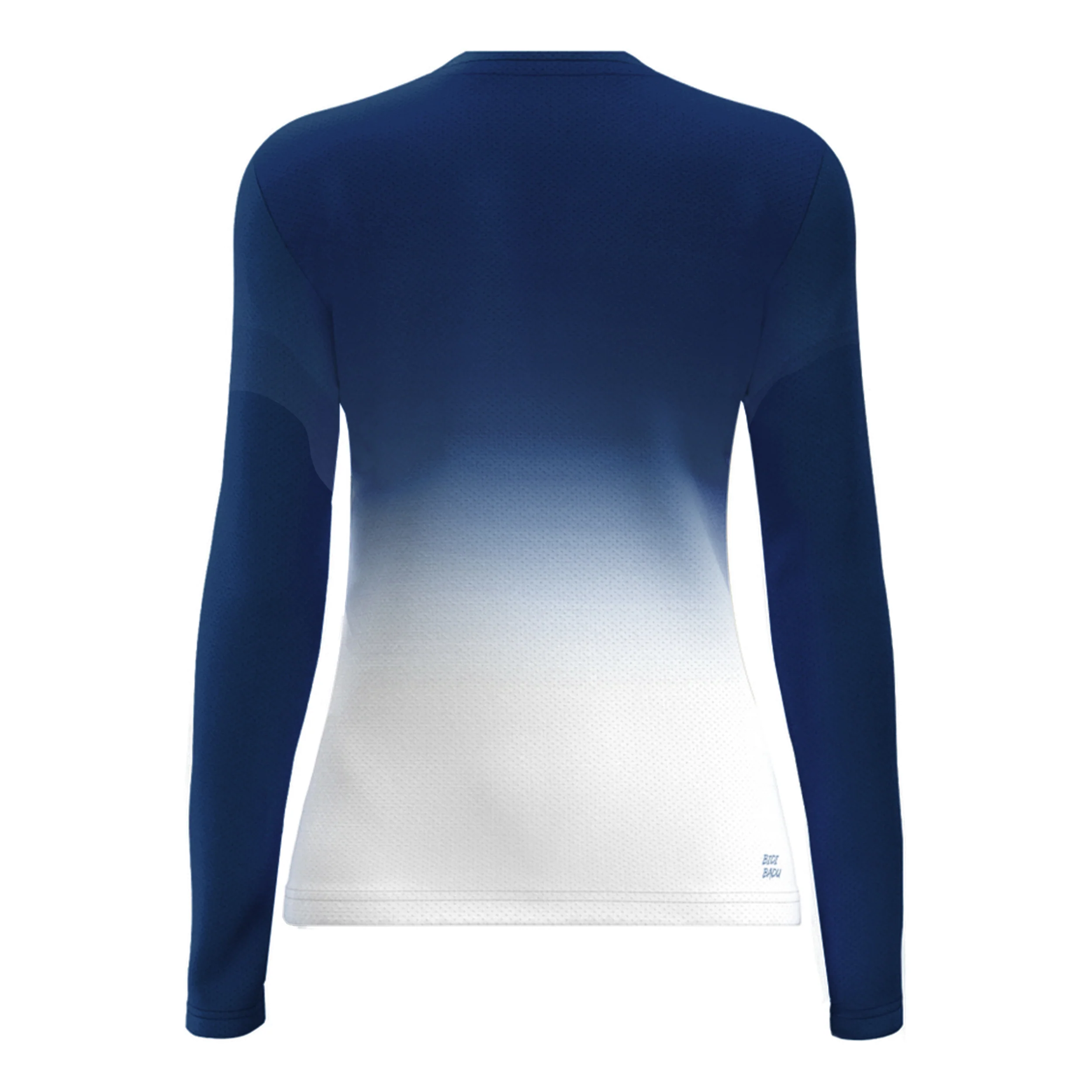 Crew Gradiant Longsleeve Damen-Dunkelblau,Weiß - Image 2
