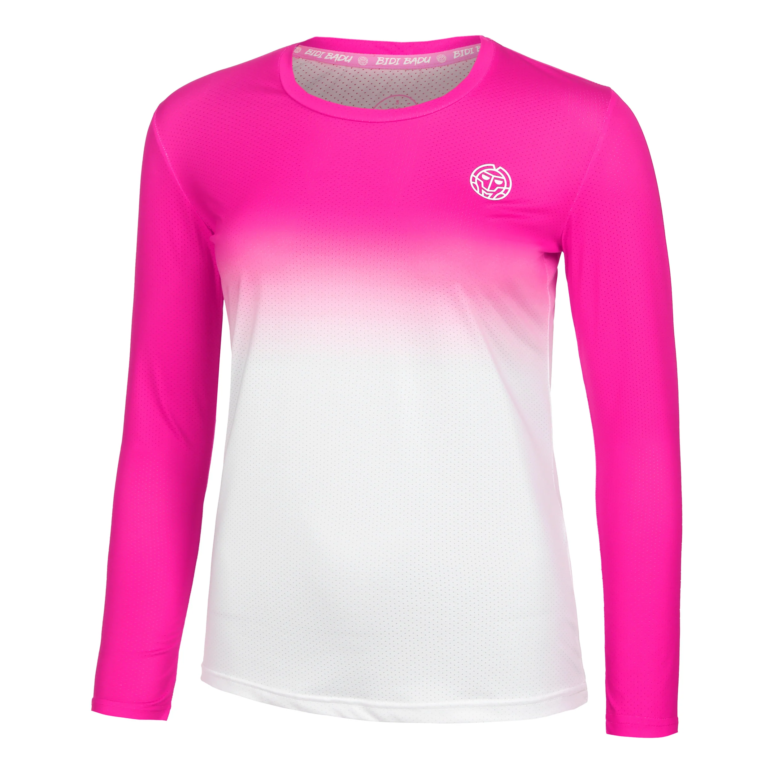 Crew Gradiant Longsleeve Damen-Pink,Weiß - Image 5