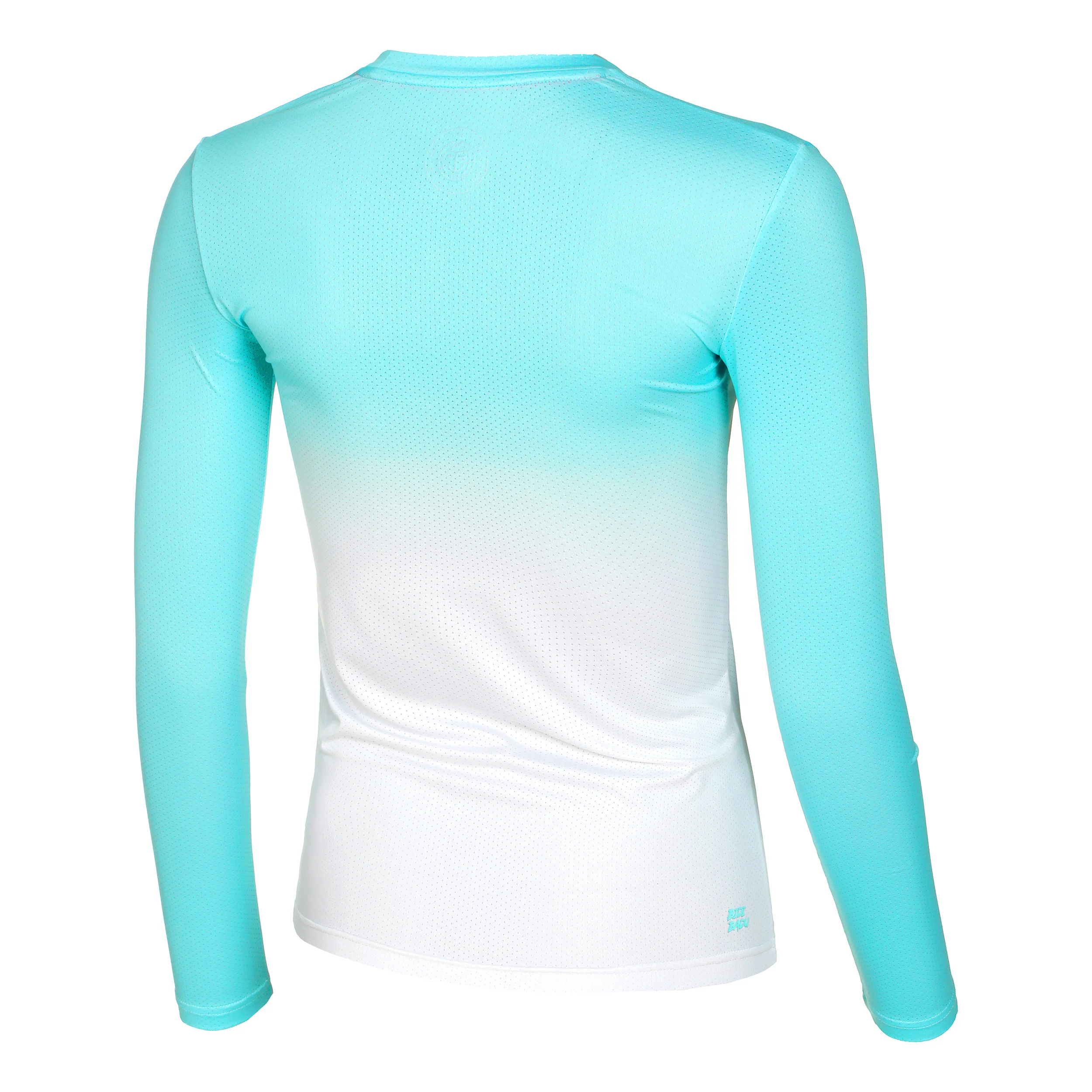 Crew Gradiant Longsleeve Damen-Türkis,Weiß - Image 2