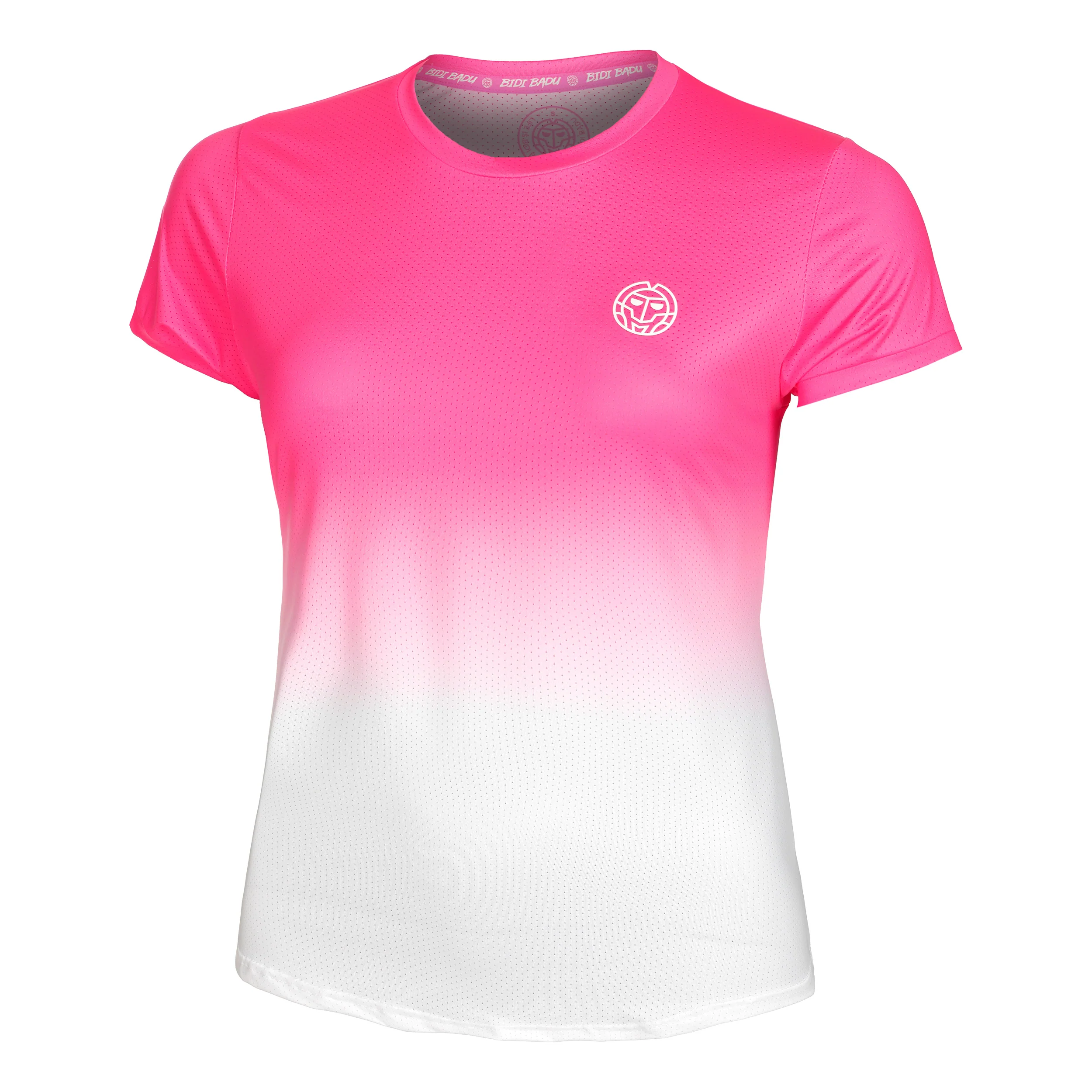 Crew Gradiant T-Shirt Damen-Pink,Weiß - Image 6