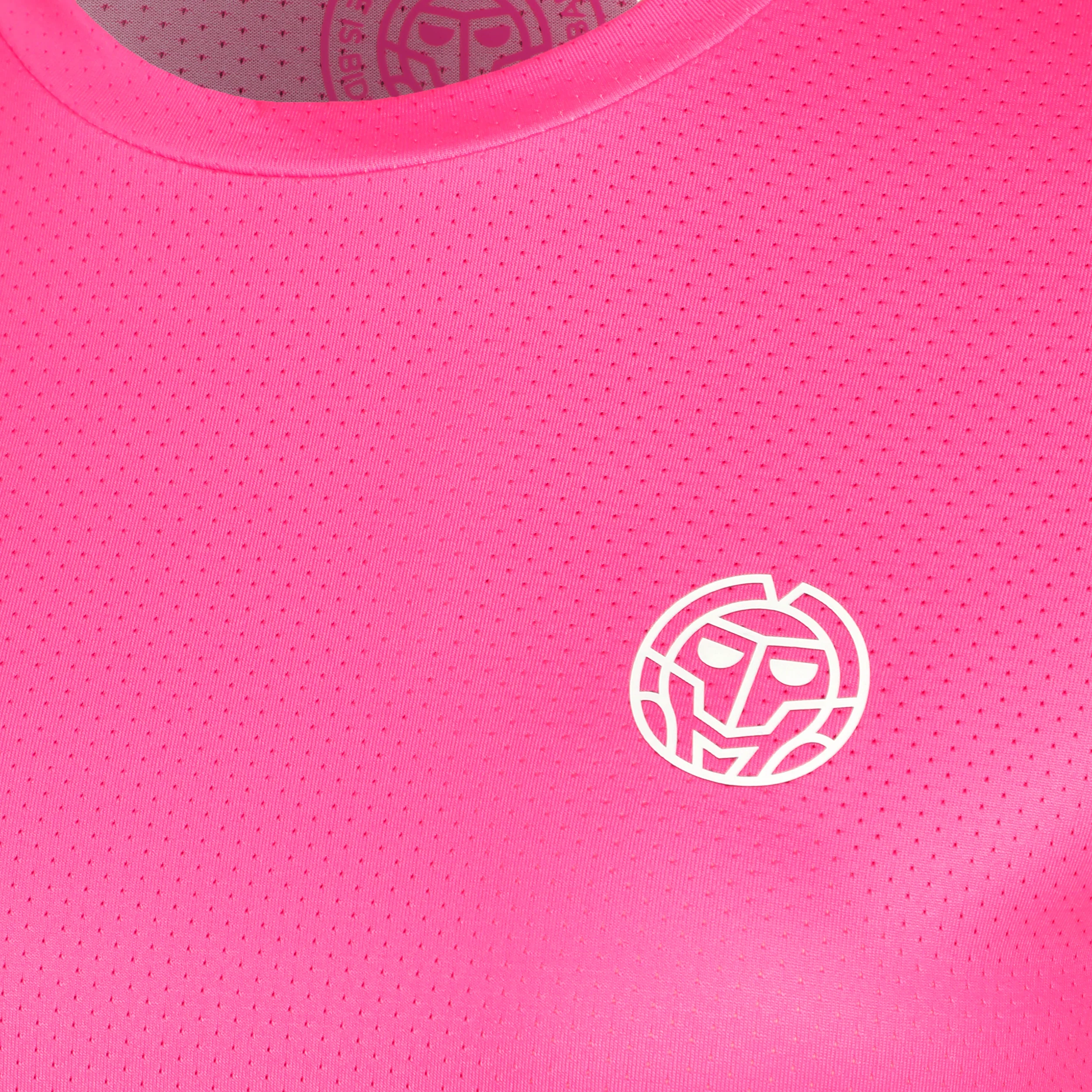 Crew Gradiant T-Shirt Damen-Pink,Weiß - Image 8