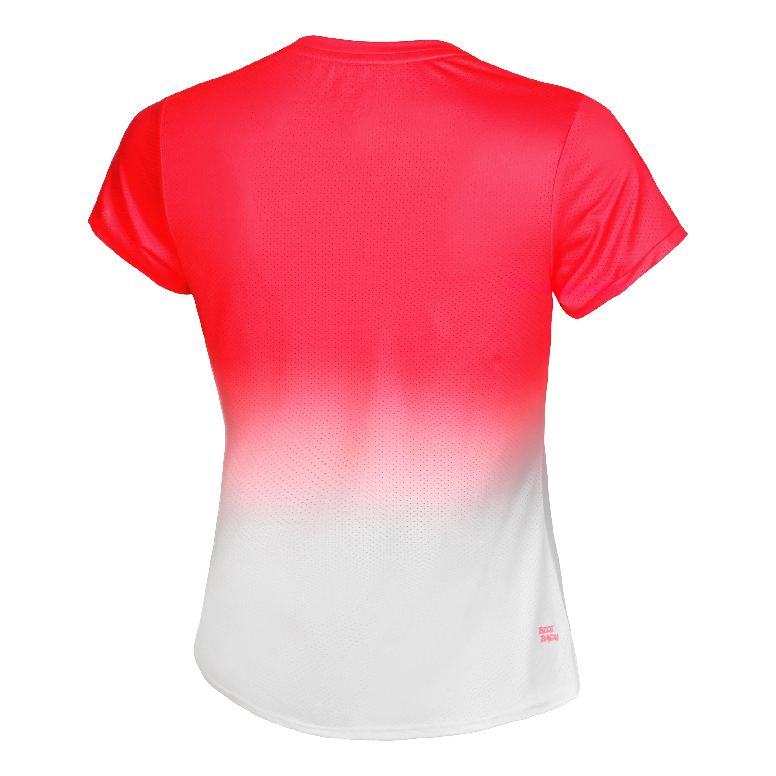 Crew Gradiant T-Shirt Damen-Rot,Weiß - Image 7