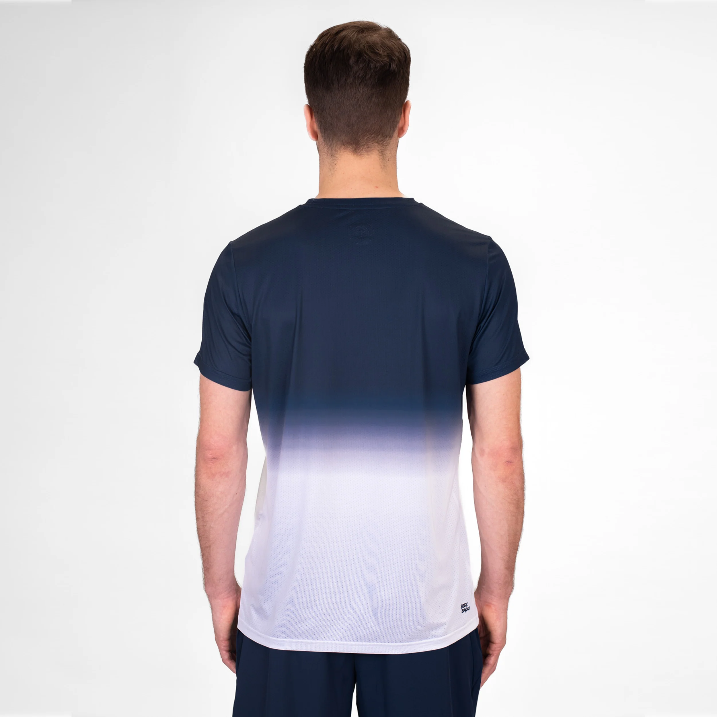Crew Gradiant T-Shirt Herren-Dunkelblau,Weiß - Image 7