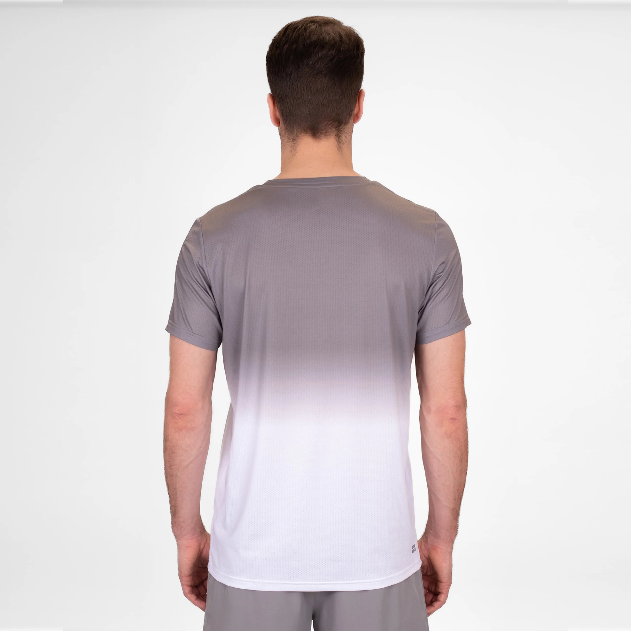 Crew Gradiant T-Shirt Herren-Grau,Weiß - Image 6
