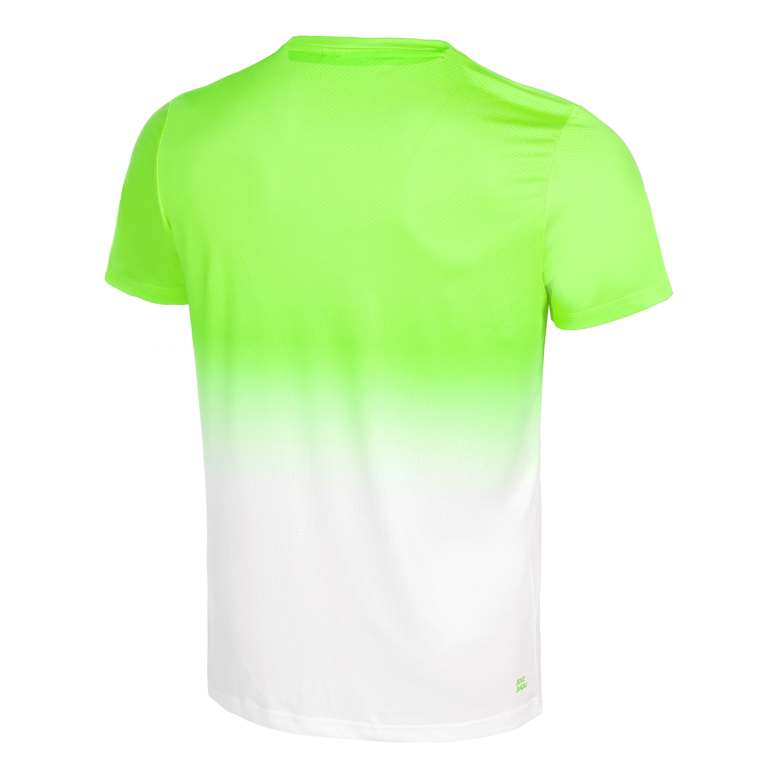 Crew Gradiant T-Shirt Herren-Neongrün,Weiß - Image 6