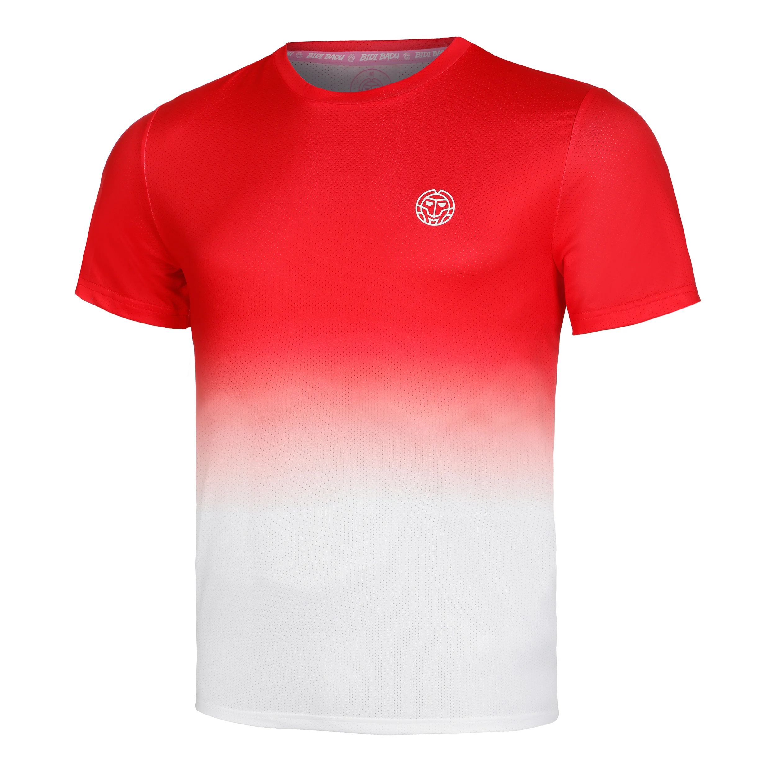 Crew Gradiant T-Shirt Herren-Rot,Weiß