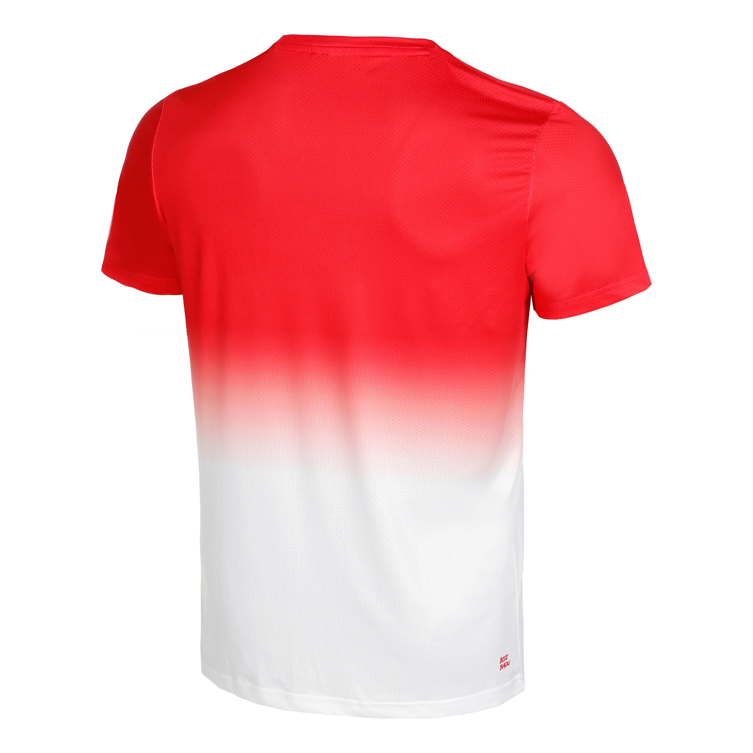 Crew Gradiant T-Shirt Herren-Rot,Weiß - Image 2