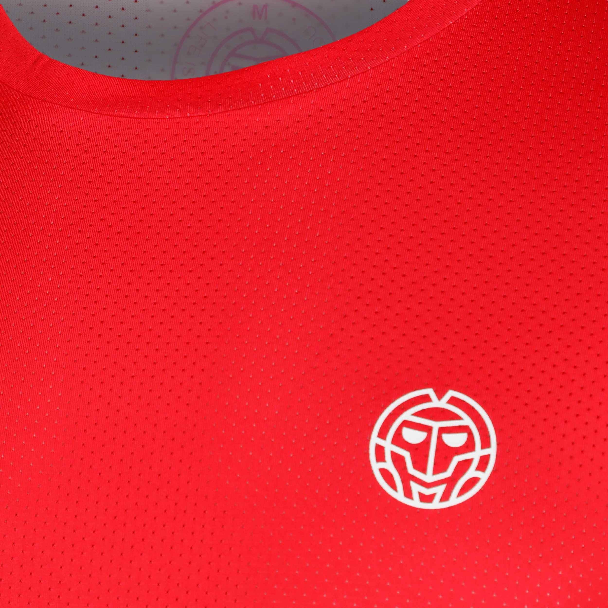 Crew Gradiant T-Shirt Herren-Rot,Weiß - Image 3