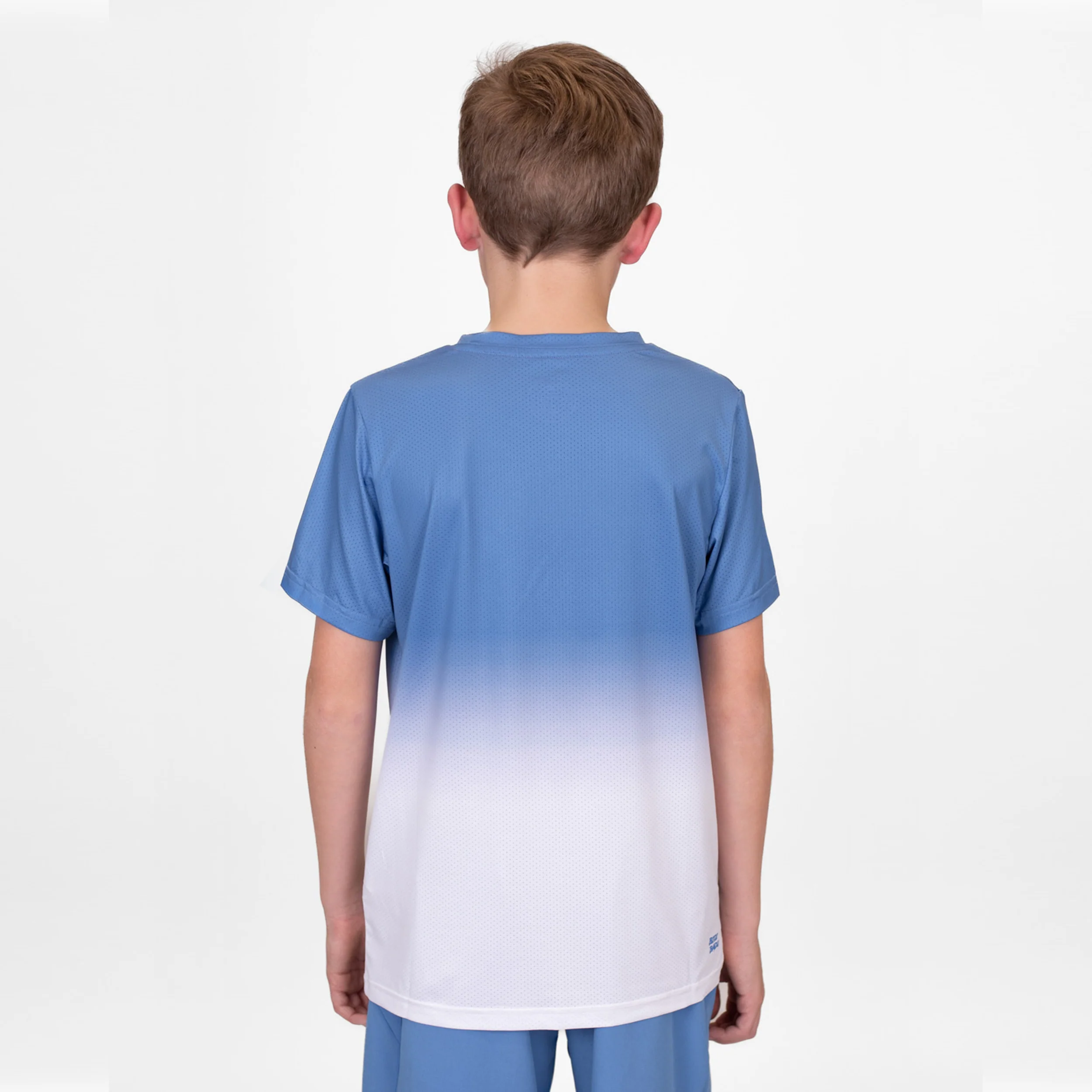 Crew Gradiant T-Shirt Jungen-Blau,Weiß - Image 2