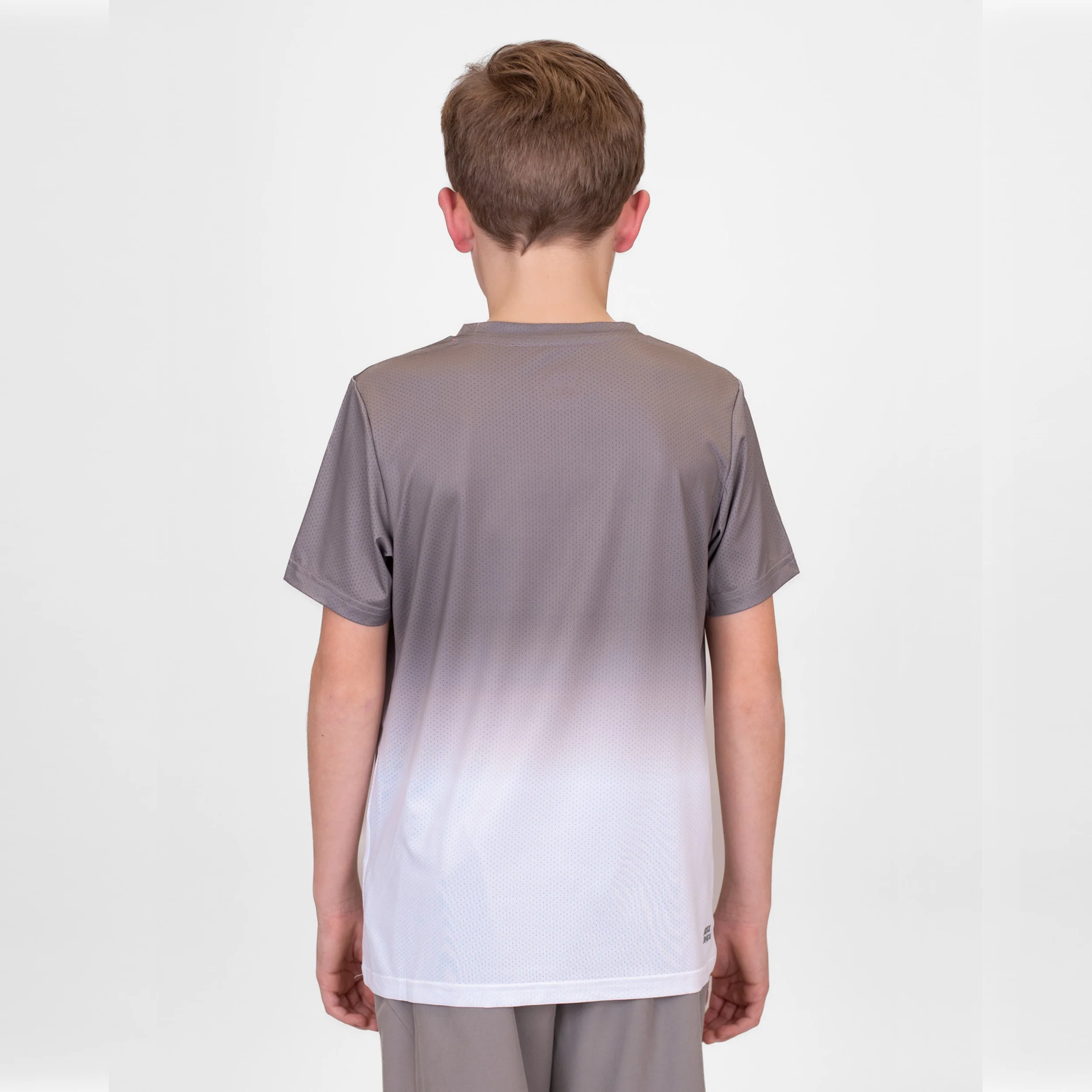 Crew Gradiant T-Shirt Jungen-Grau,Weiß - Image 6