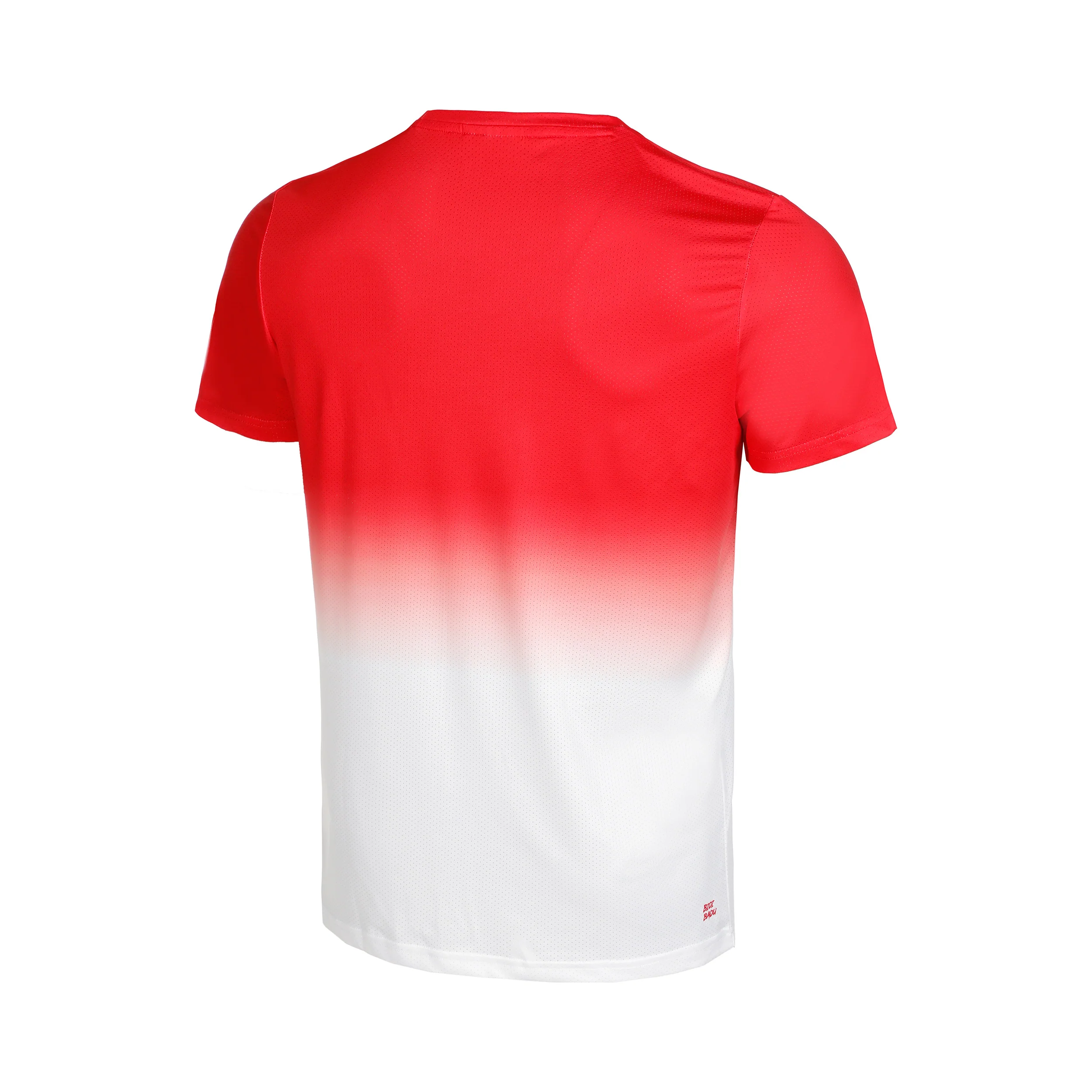 Crew Gradiant T-Shirt Jungen-Rot,Weiß - Image 2