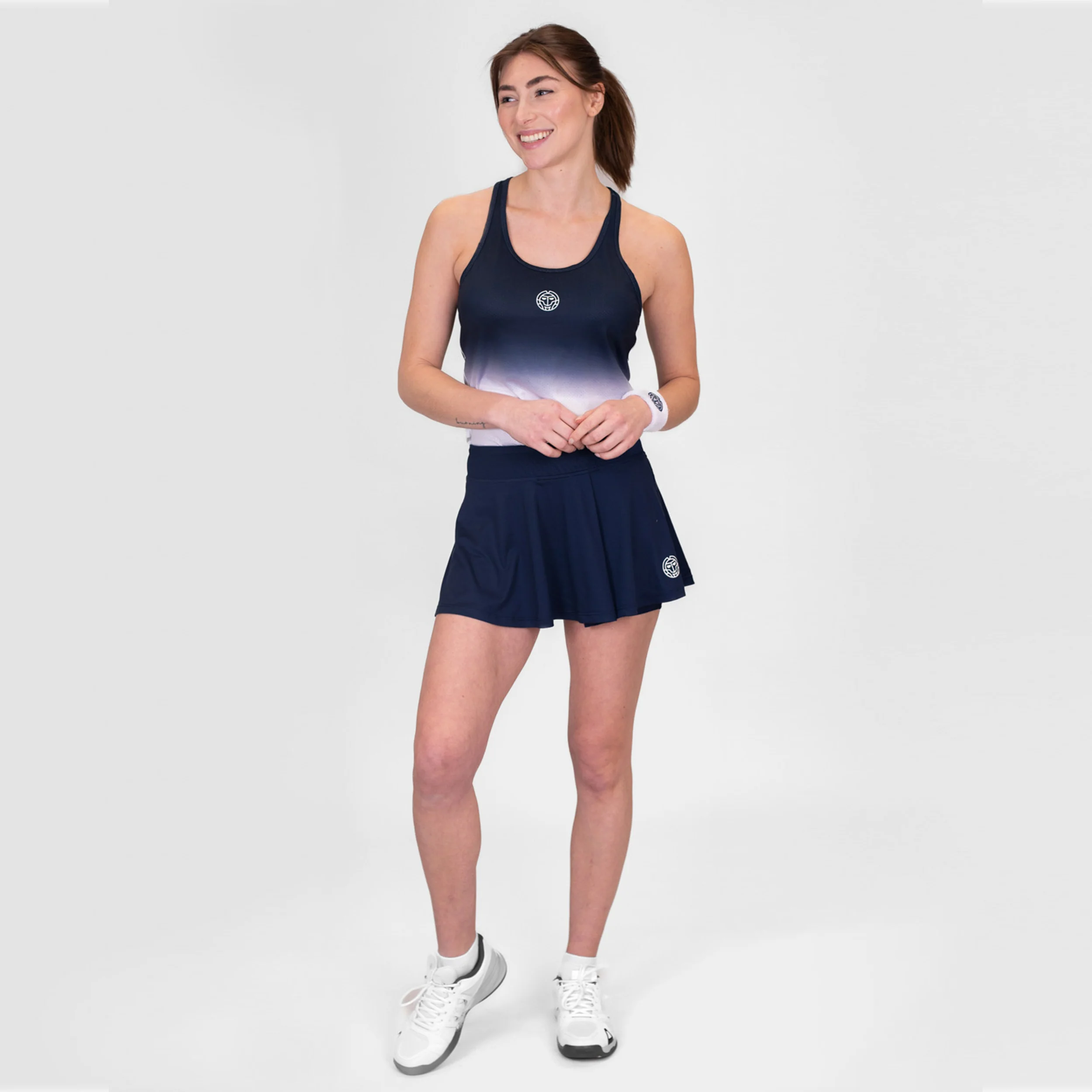 Crew Gradiant Tank-Top Damen-Dunkelblau,Weiß - Image 9