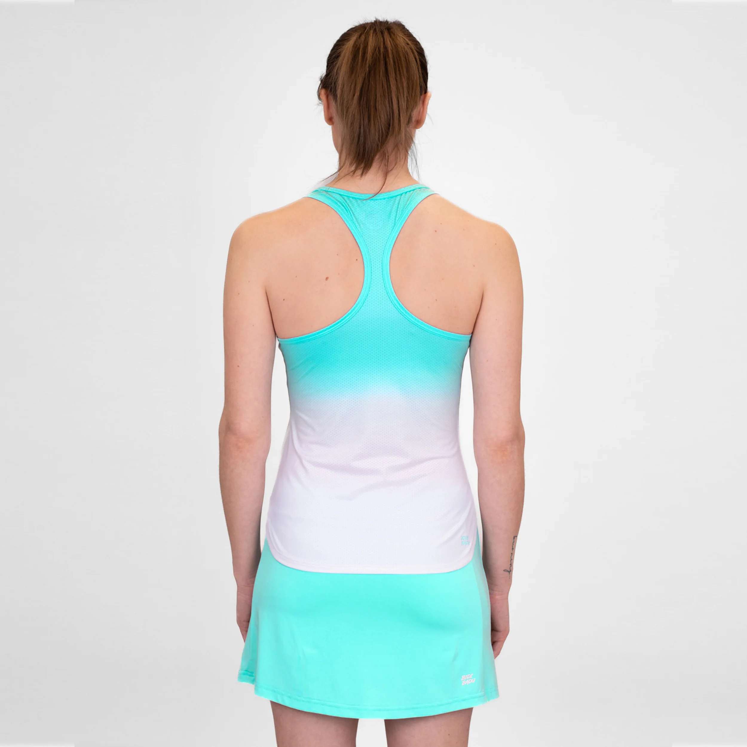 Crew Gradiant Tank-Top Damen-Türkis,Weiß - Image 6