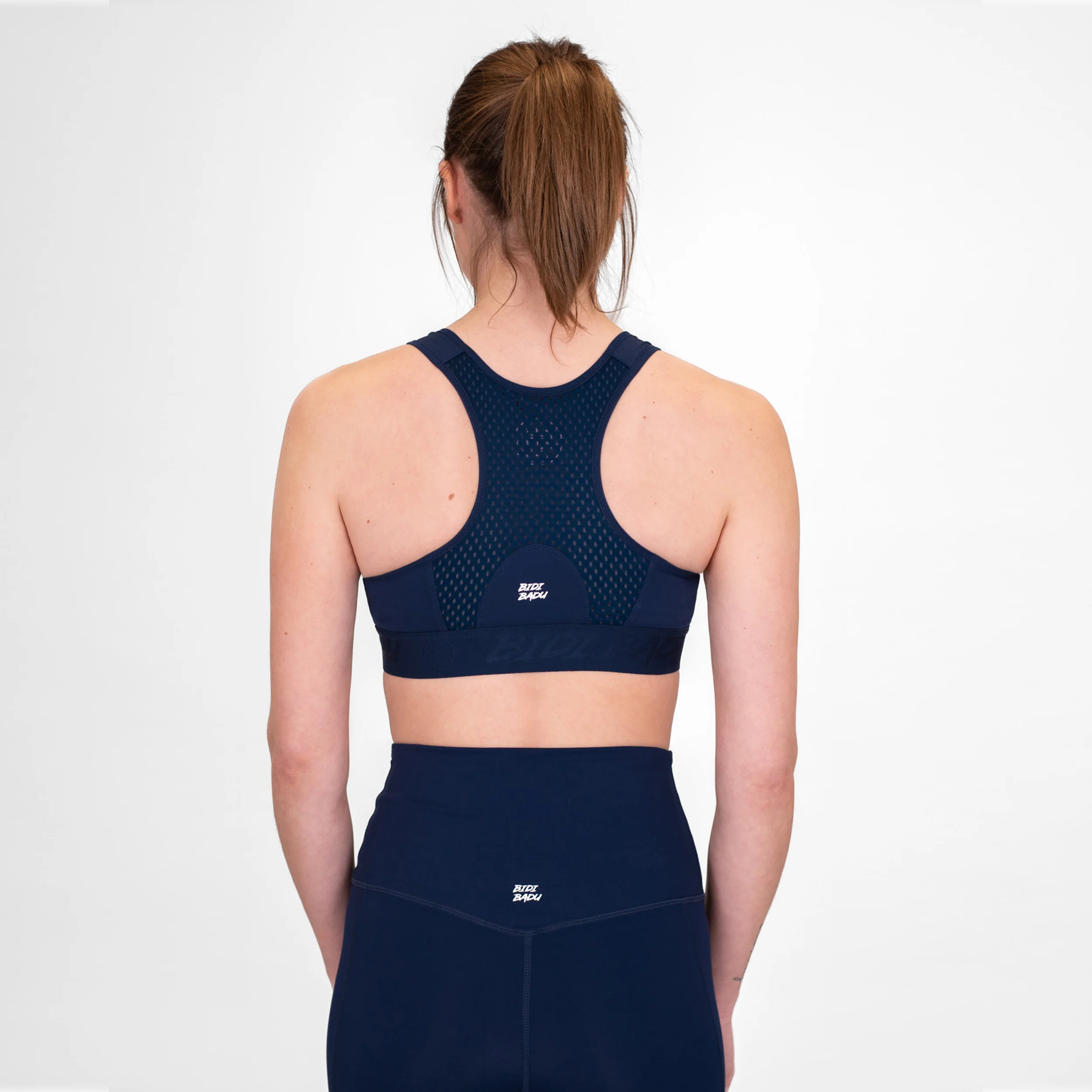 Crew High Support Sport-BH Damen-Dunkelblau - Image 7