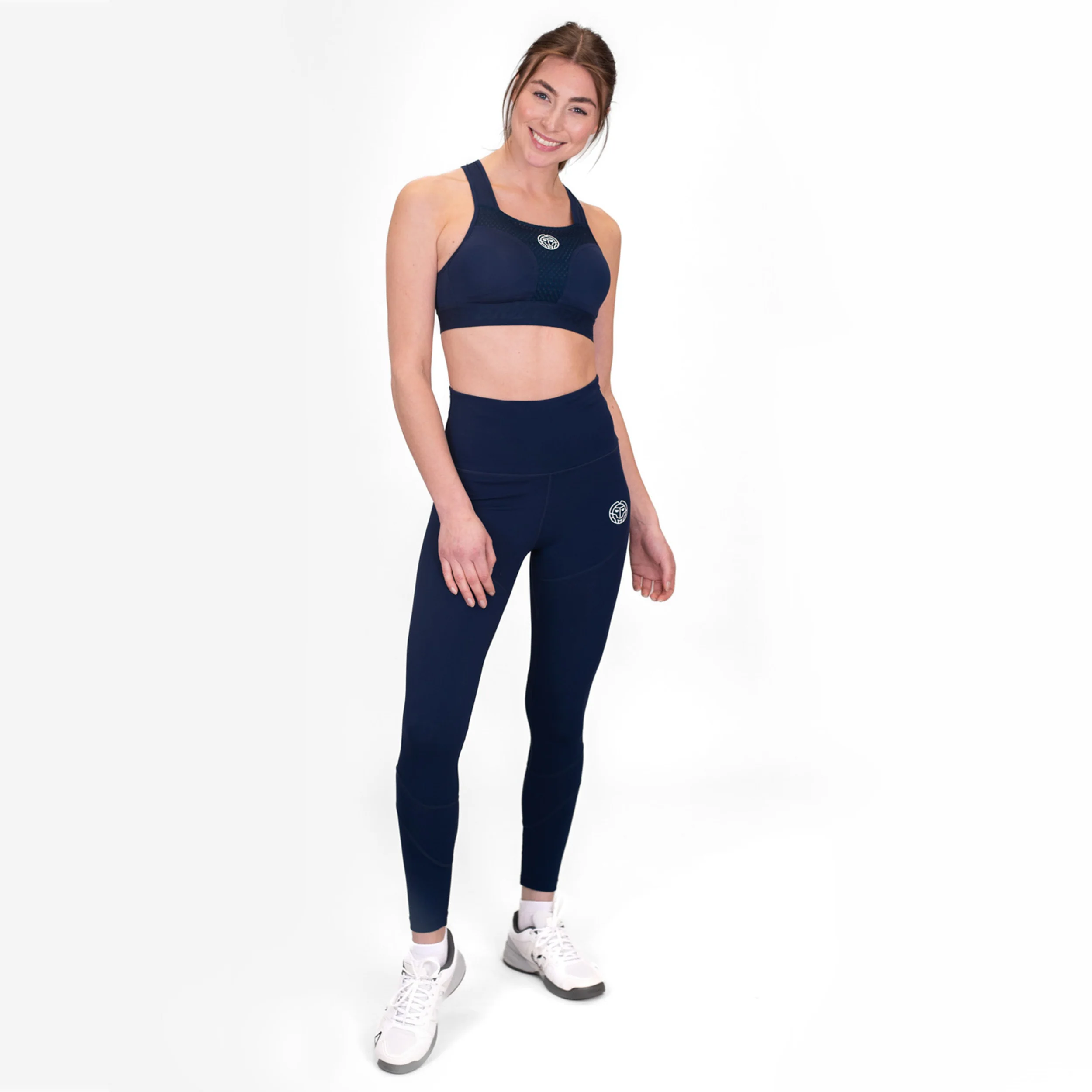 Crew High Support Sport-BH Damen-Dunkelblau - Image 8