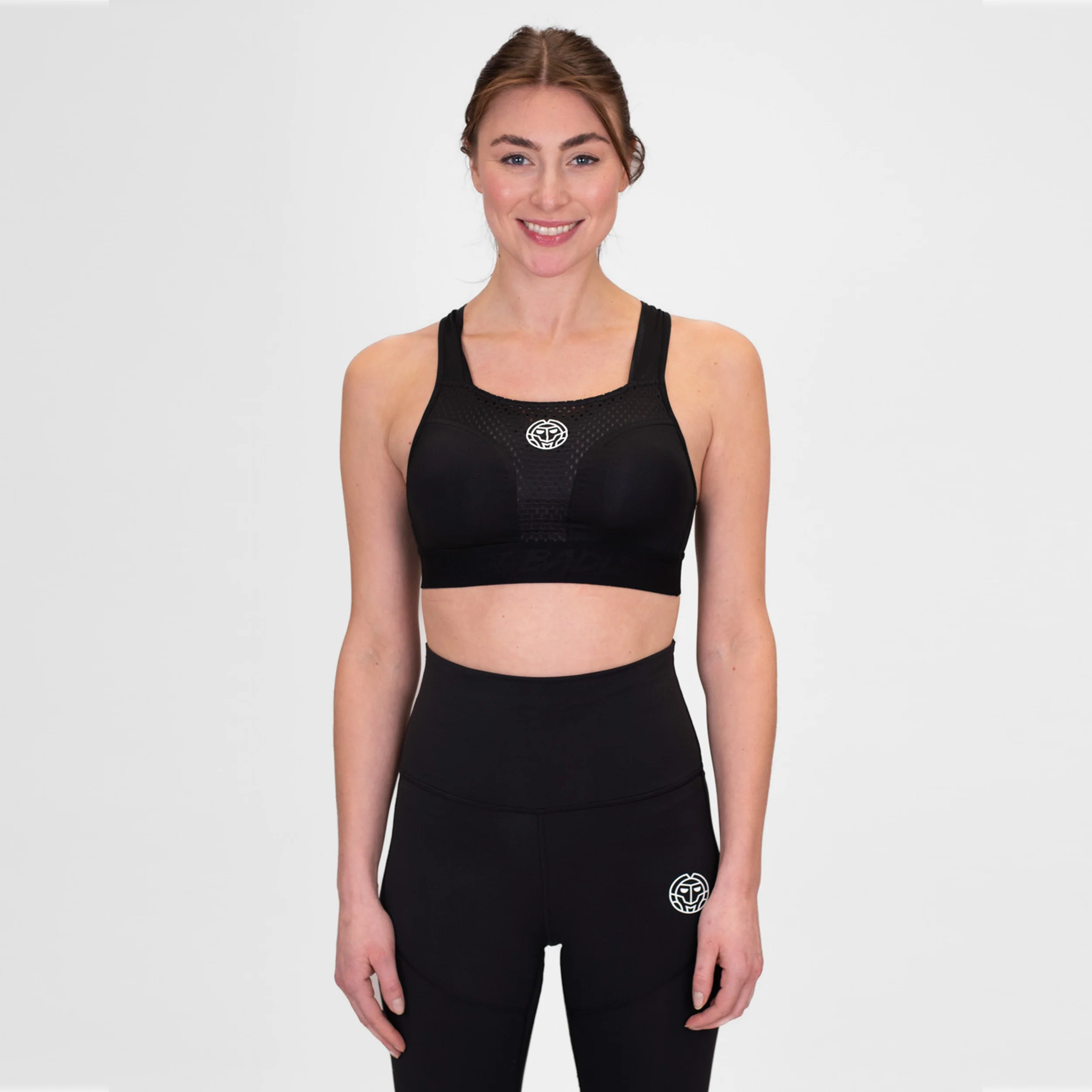 Crew High Support Sport-BH Damen-Schwarz - Image 6