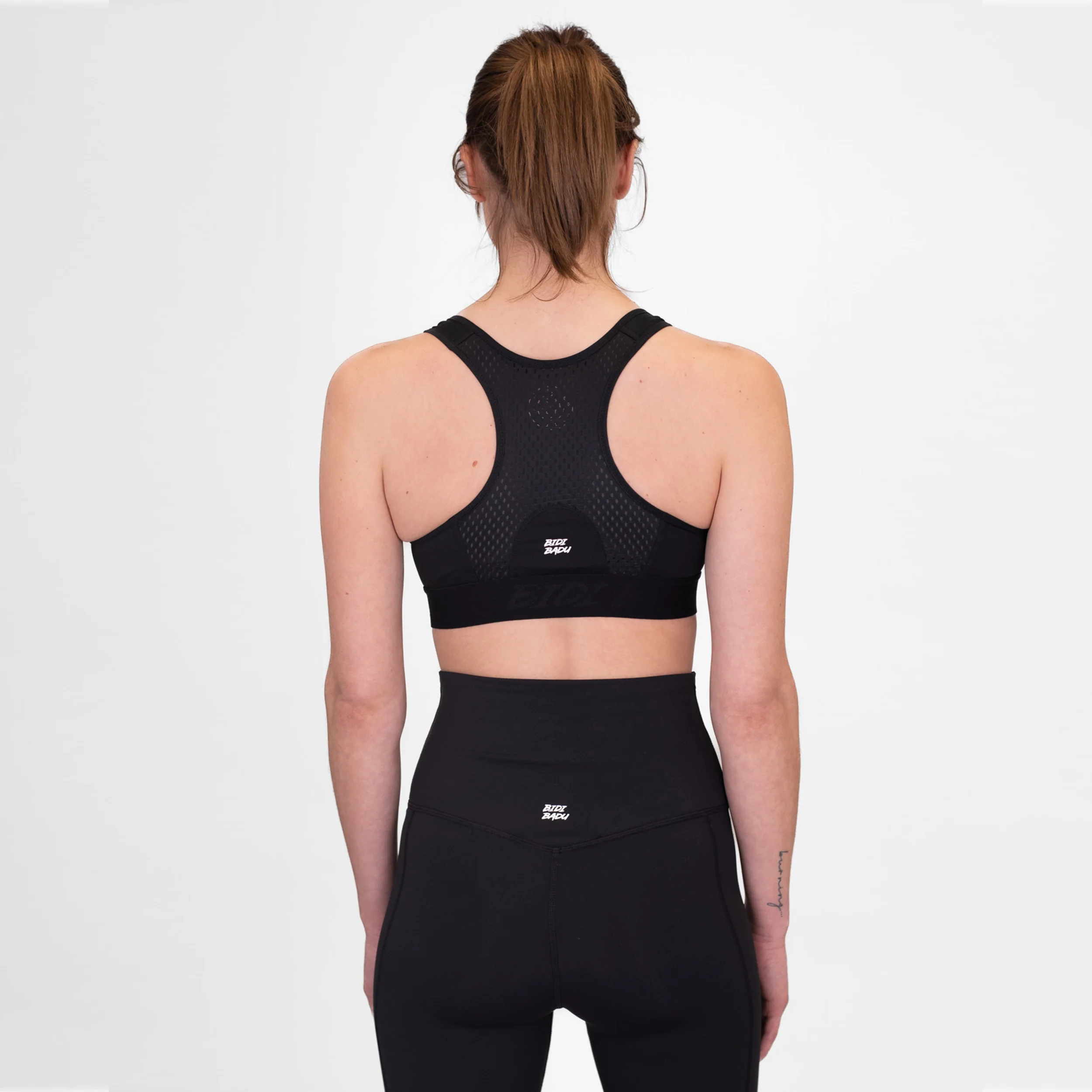 Crew High Support Sport-BH Damen-Schwarz - Image 7