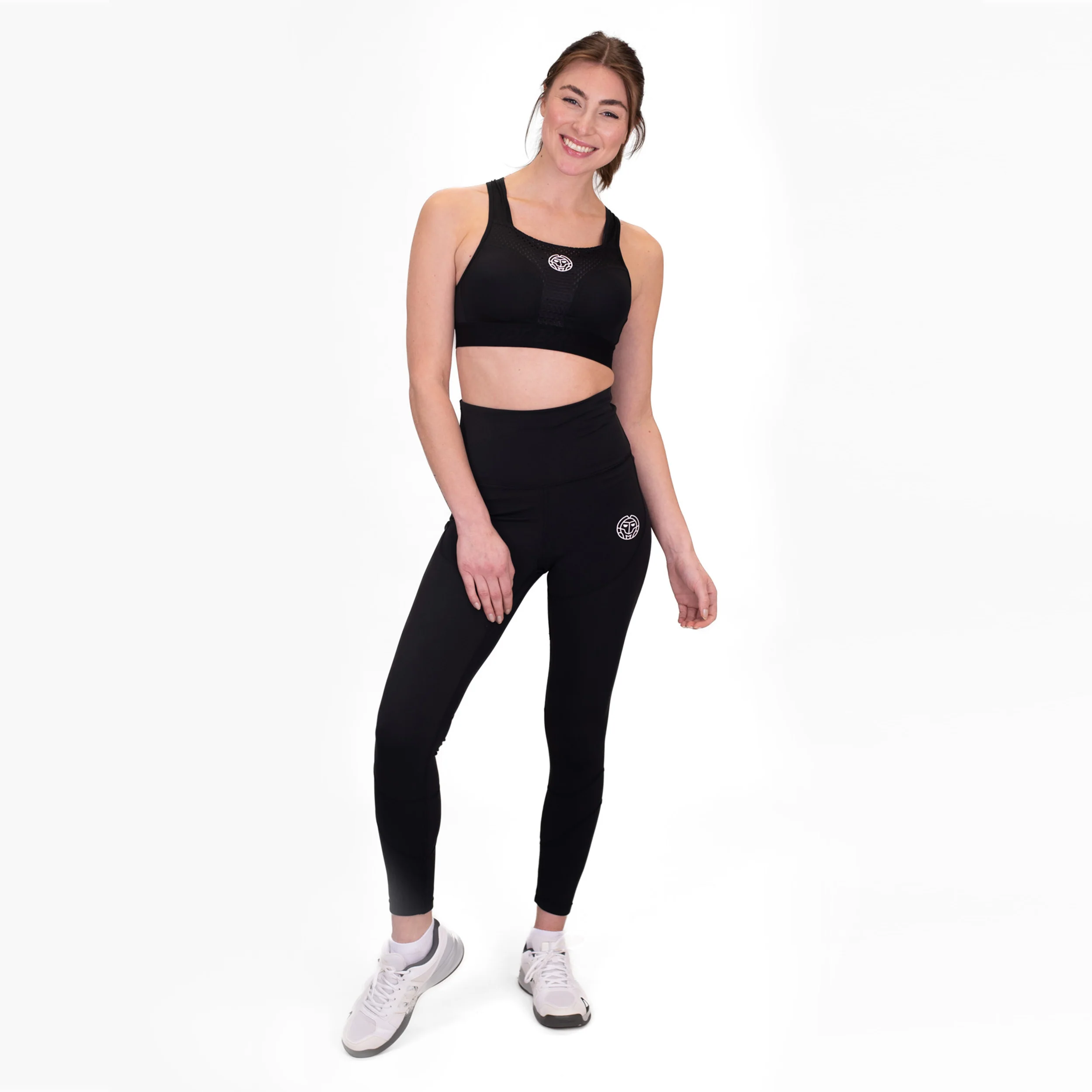Crew High Support Sport-BH Damen-Schwarz - Image 8