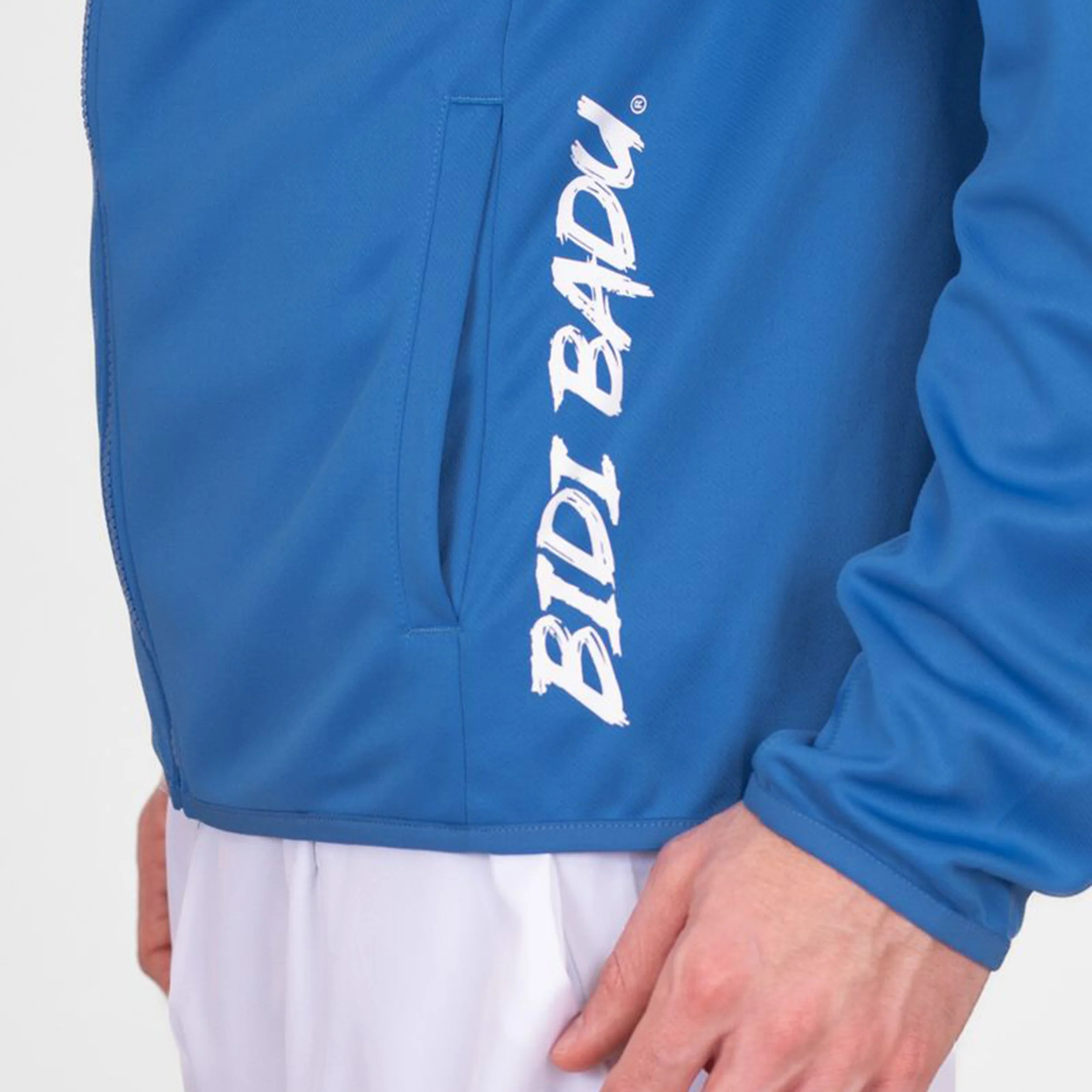 Crew Hood Trainingsjacke Herren-Blau - Image 8