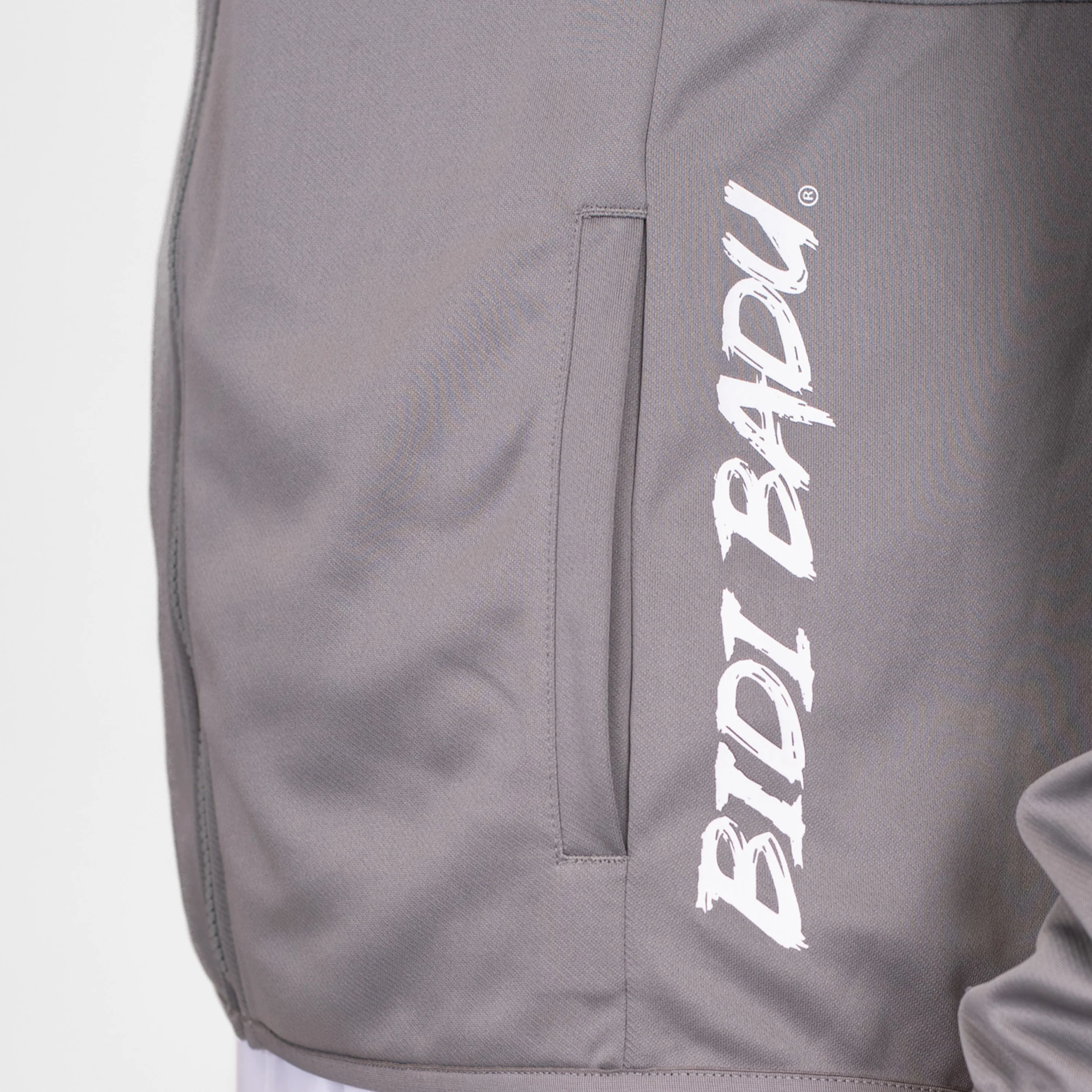 Crew Hood Trainingsjacke Herren-Grau - Image 8