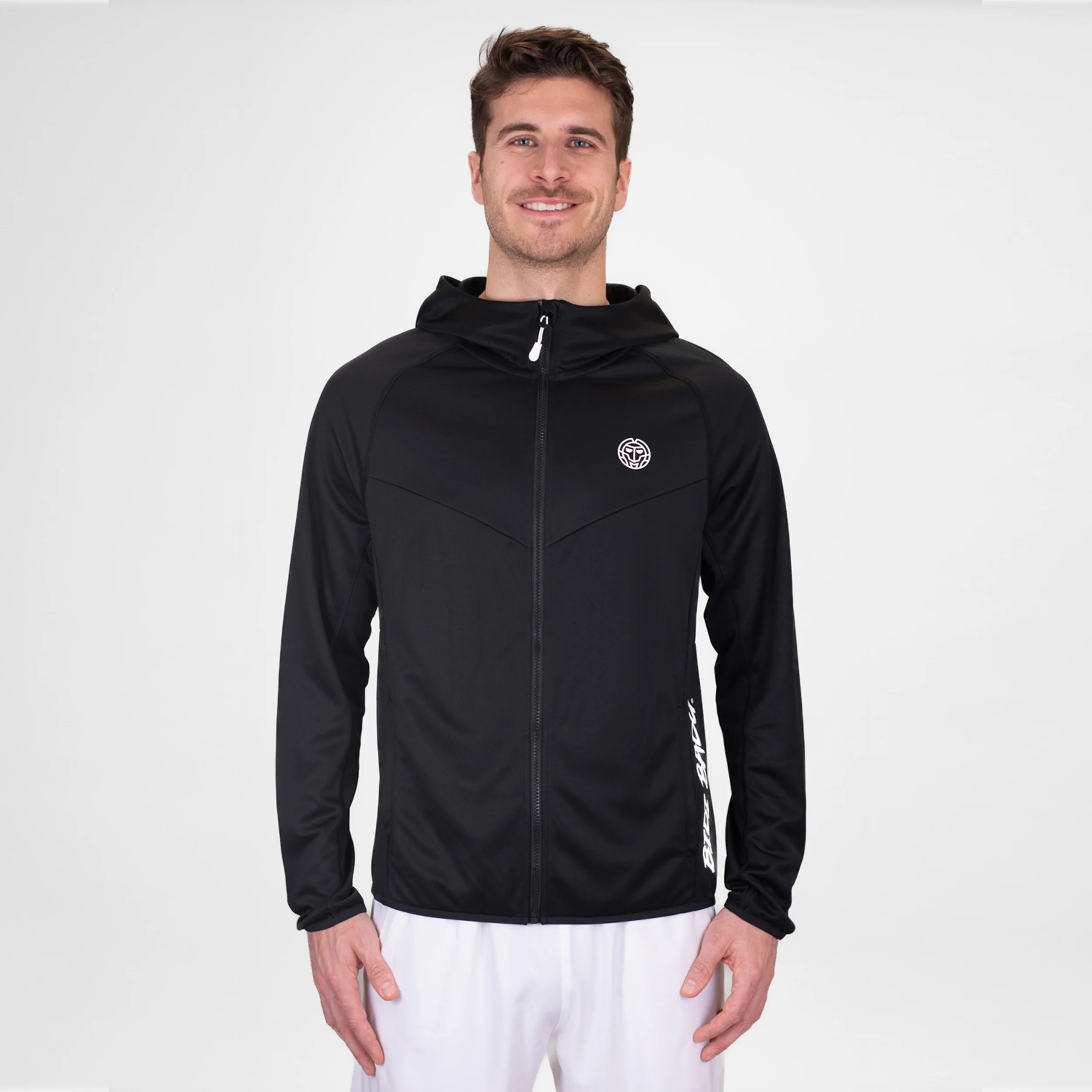 Crew Hood Trainingsjacke Herren-Schwarz - Image 6