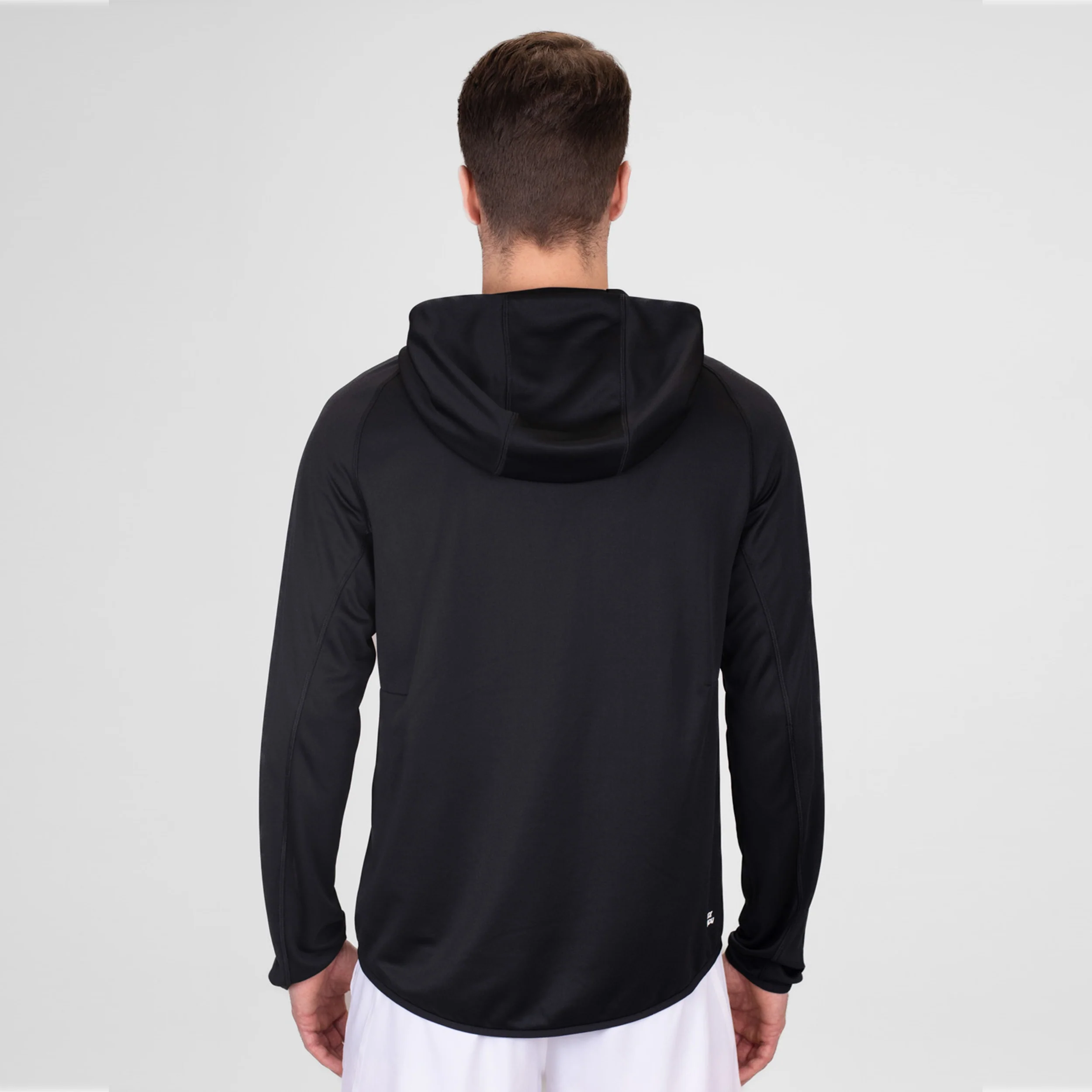 Crew Hood Trainingsjacke Herren-Schwarz - Image 7