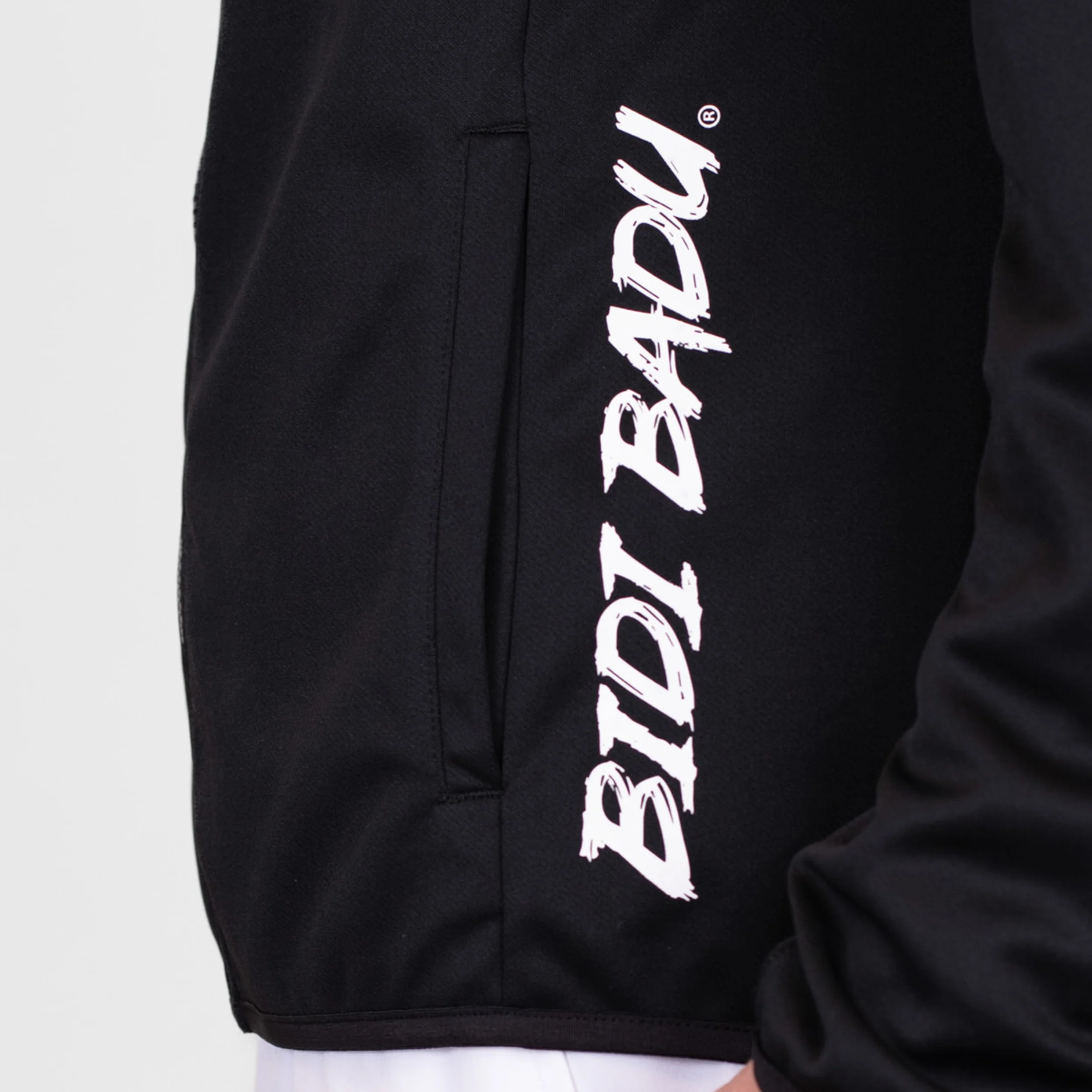 Crew Hood Trainingsjacke Herren-Schwarz - Image 8