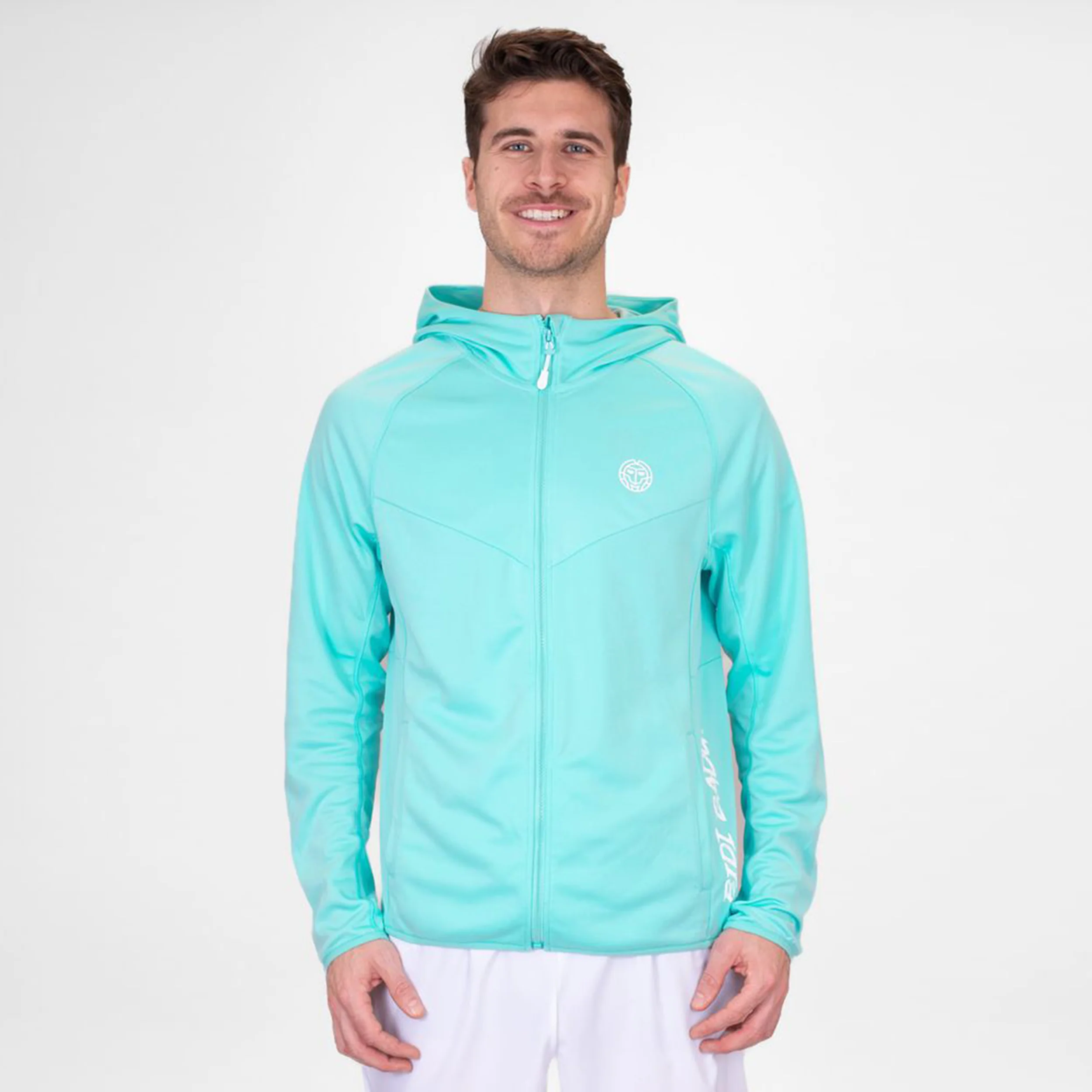Crew Hood Trainingsjacke Herren-Türkis - Image 6
