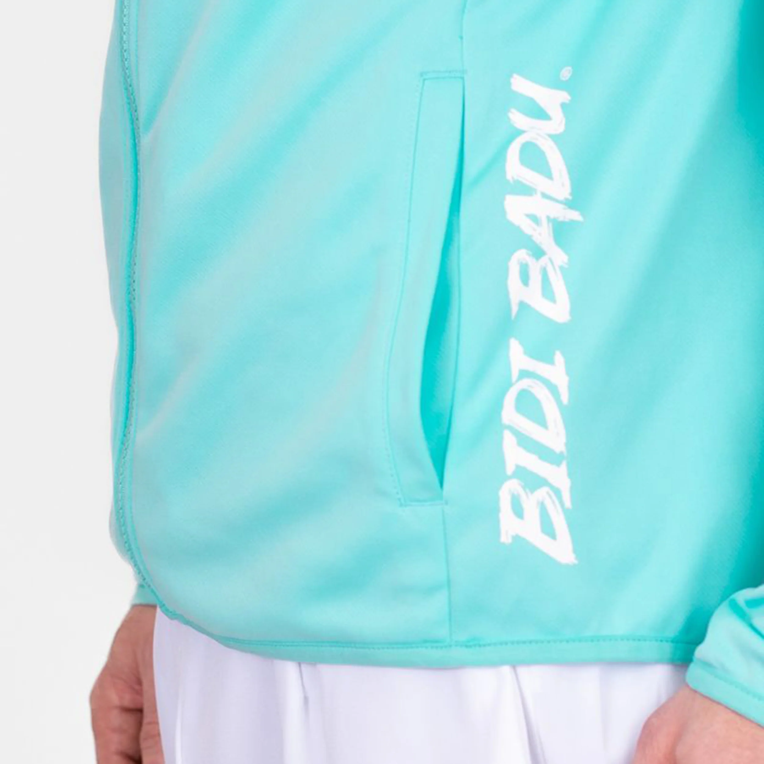 Crew Hood Trainingsjacke Herren-Türkis - Image 8