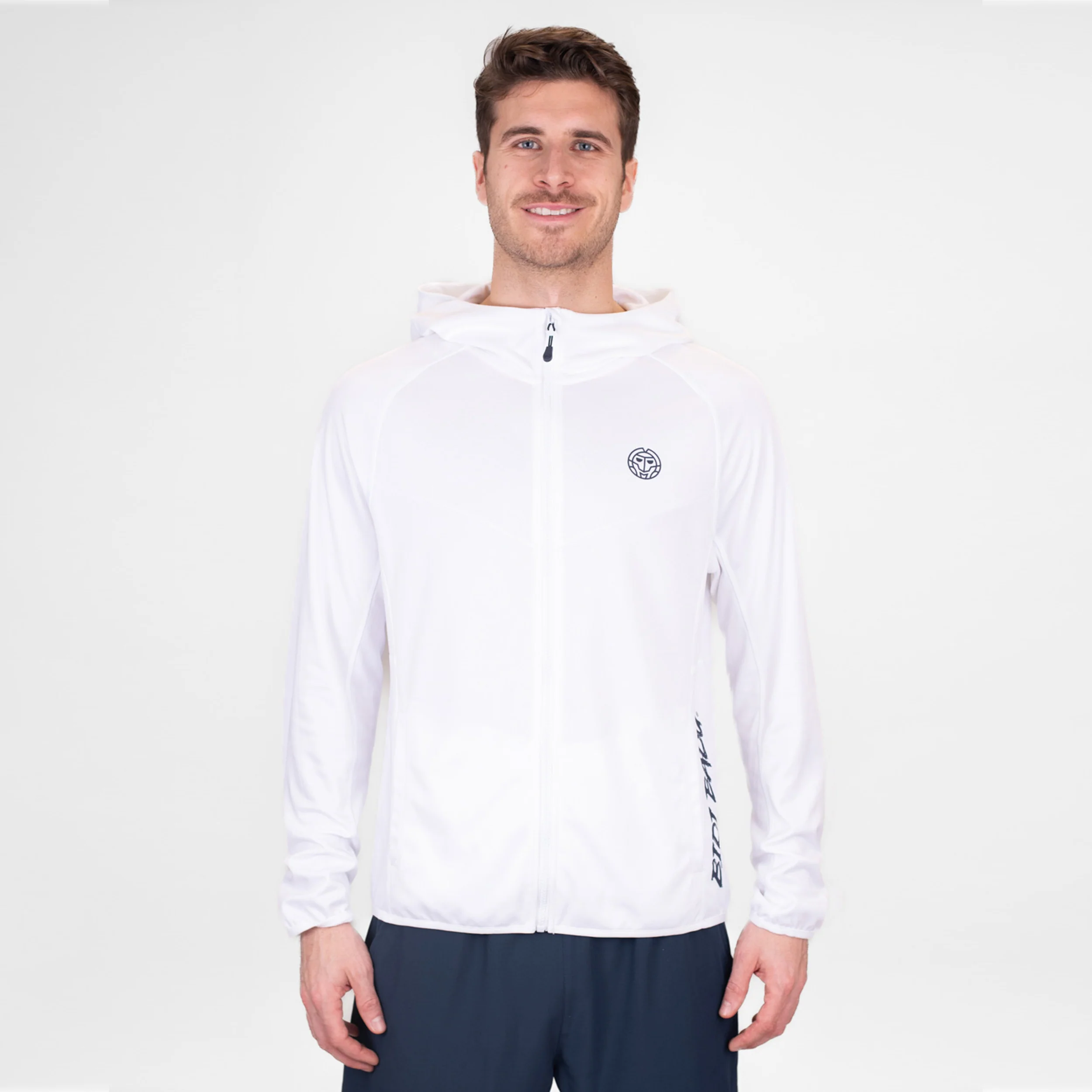 Crew Hood Trainingsjacke Herren-Weiß - Image 6
