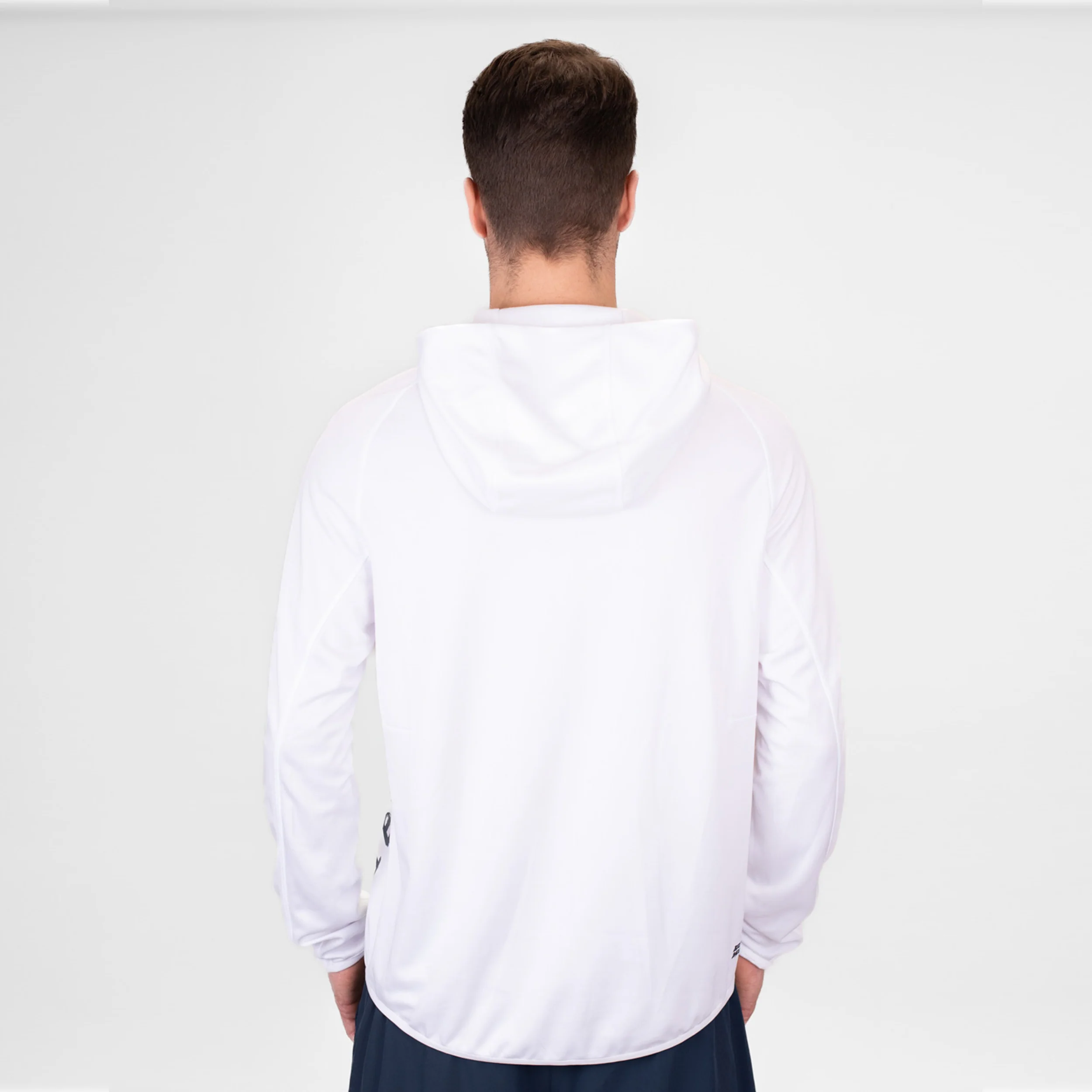 Crew Hood Trainingsjacke Herren-Weiß - Image 7