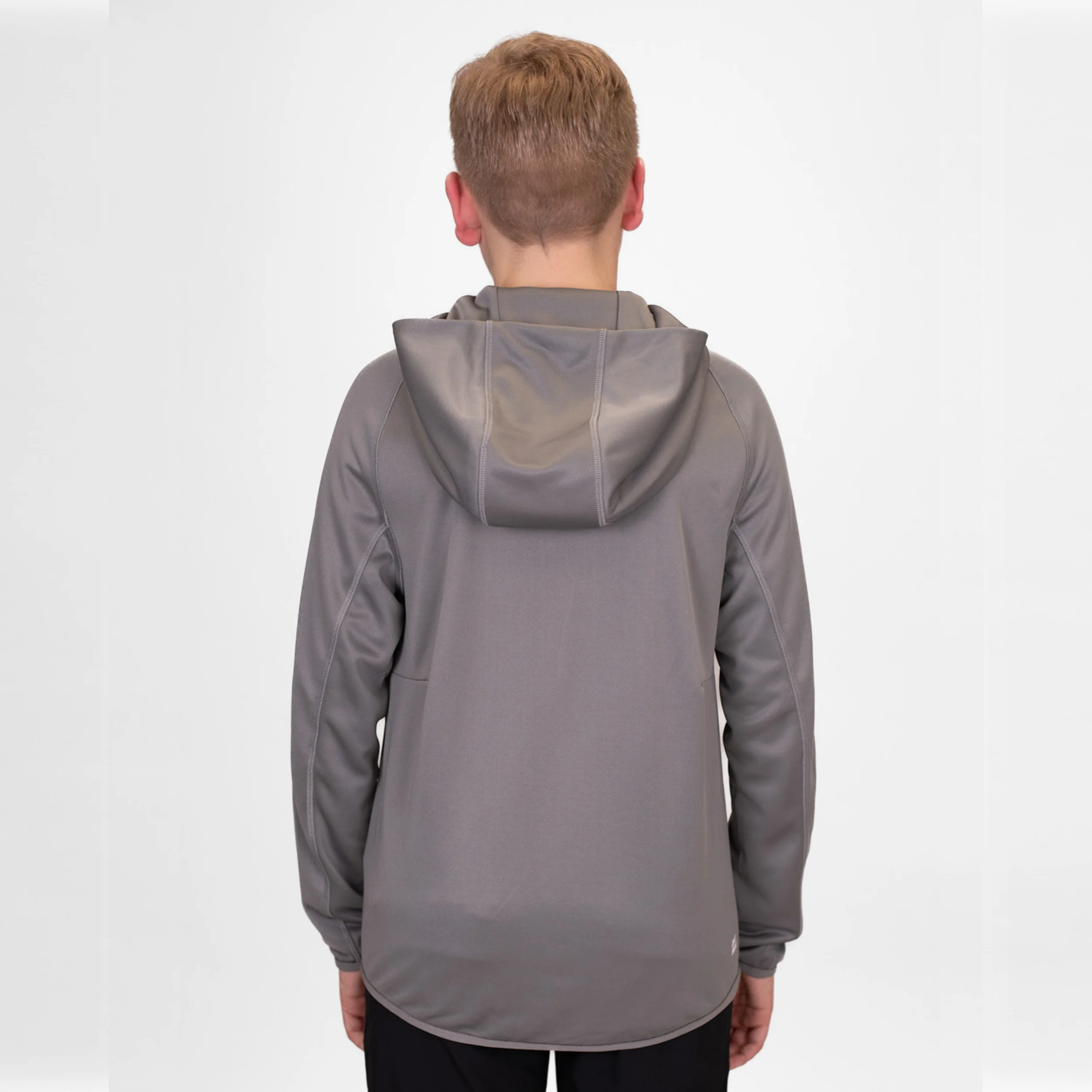 Crew Hood Trainingsjacke Jungen-Grau - Image 7