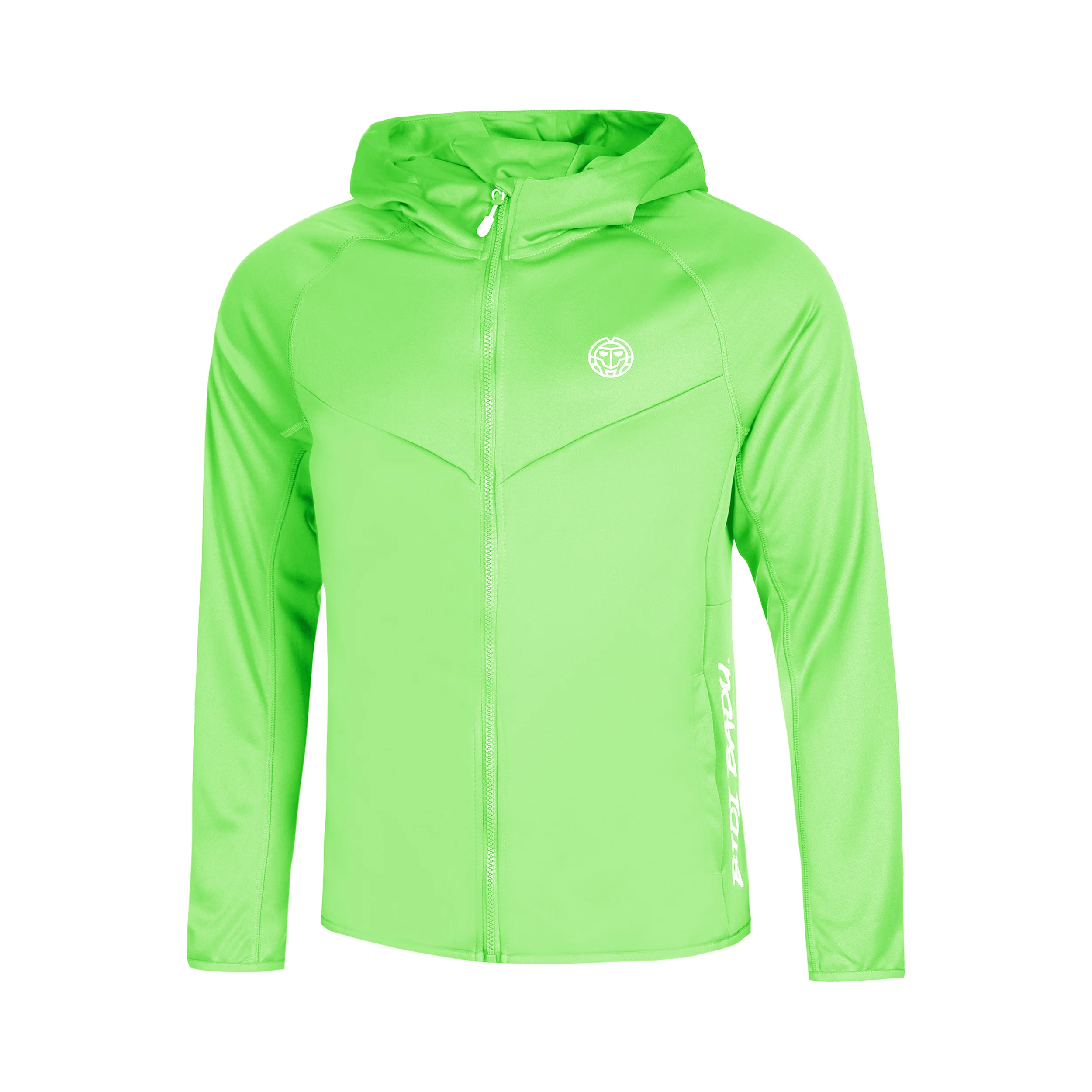 Crew Hood Trainingsjacke Jungen-Neongrün
