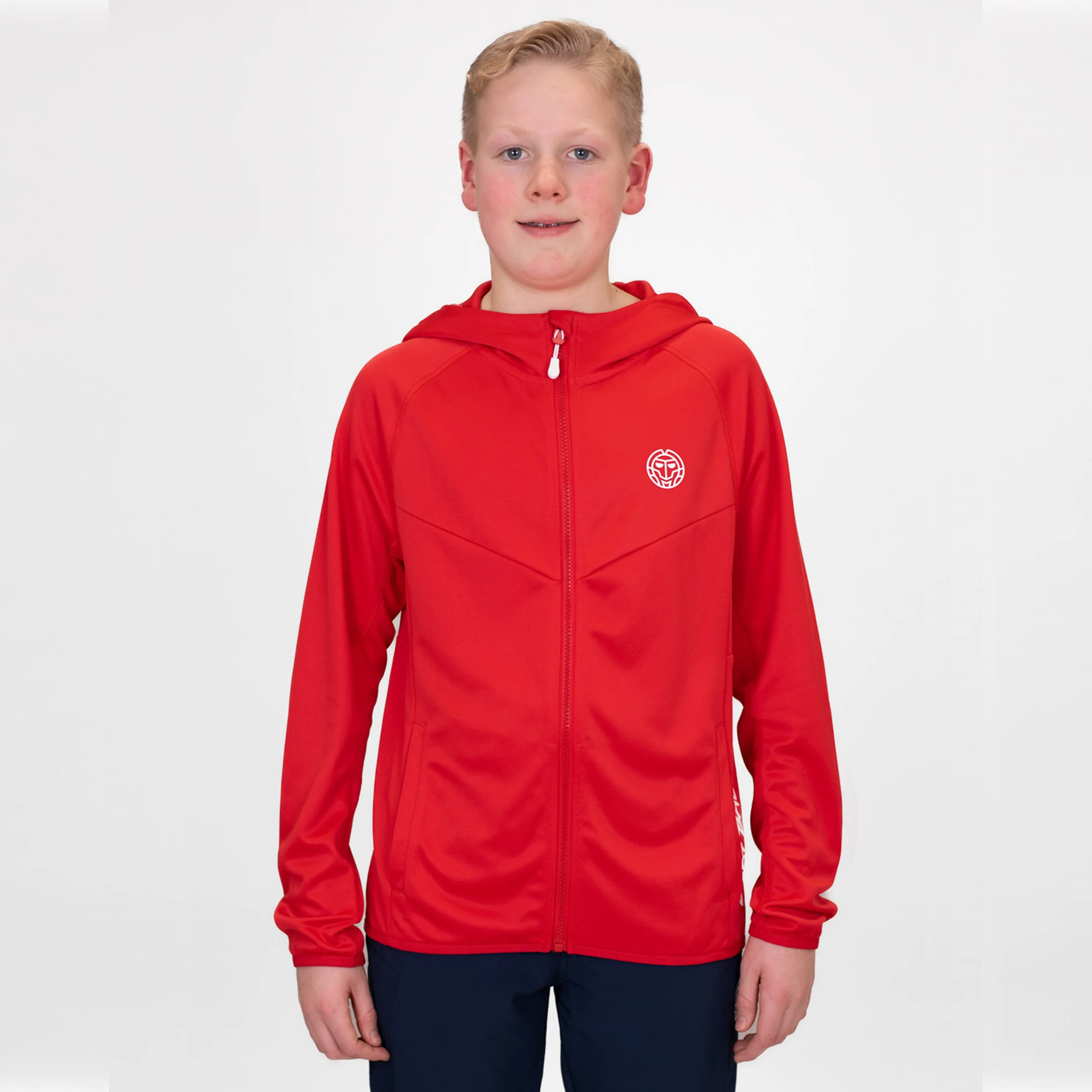 Crew Hood Trainingsjacke Jungen-Rot - Image 6
