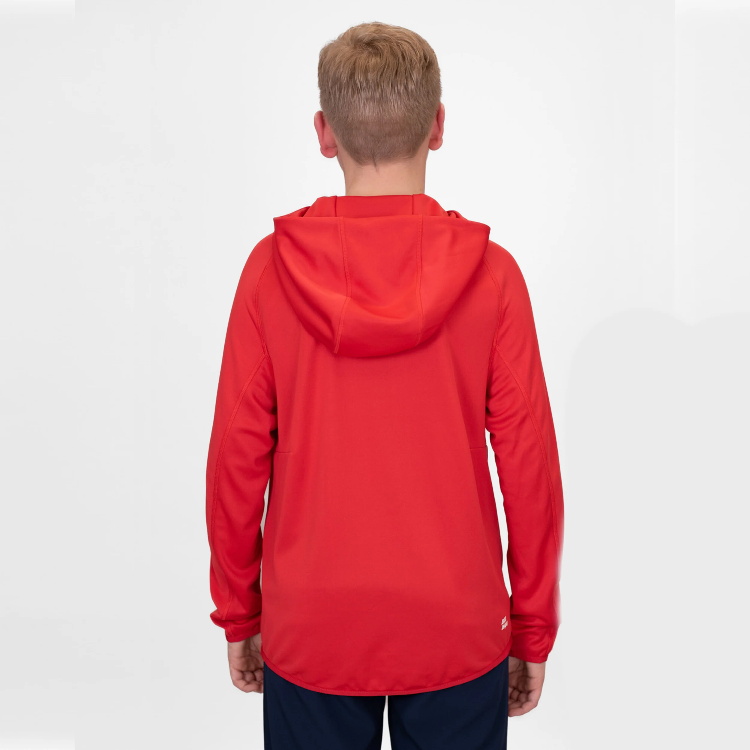 Crew Hood Trainingsjacke Jungen-Rot - Image 7