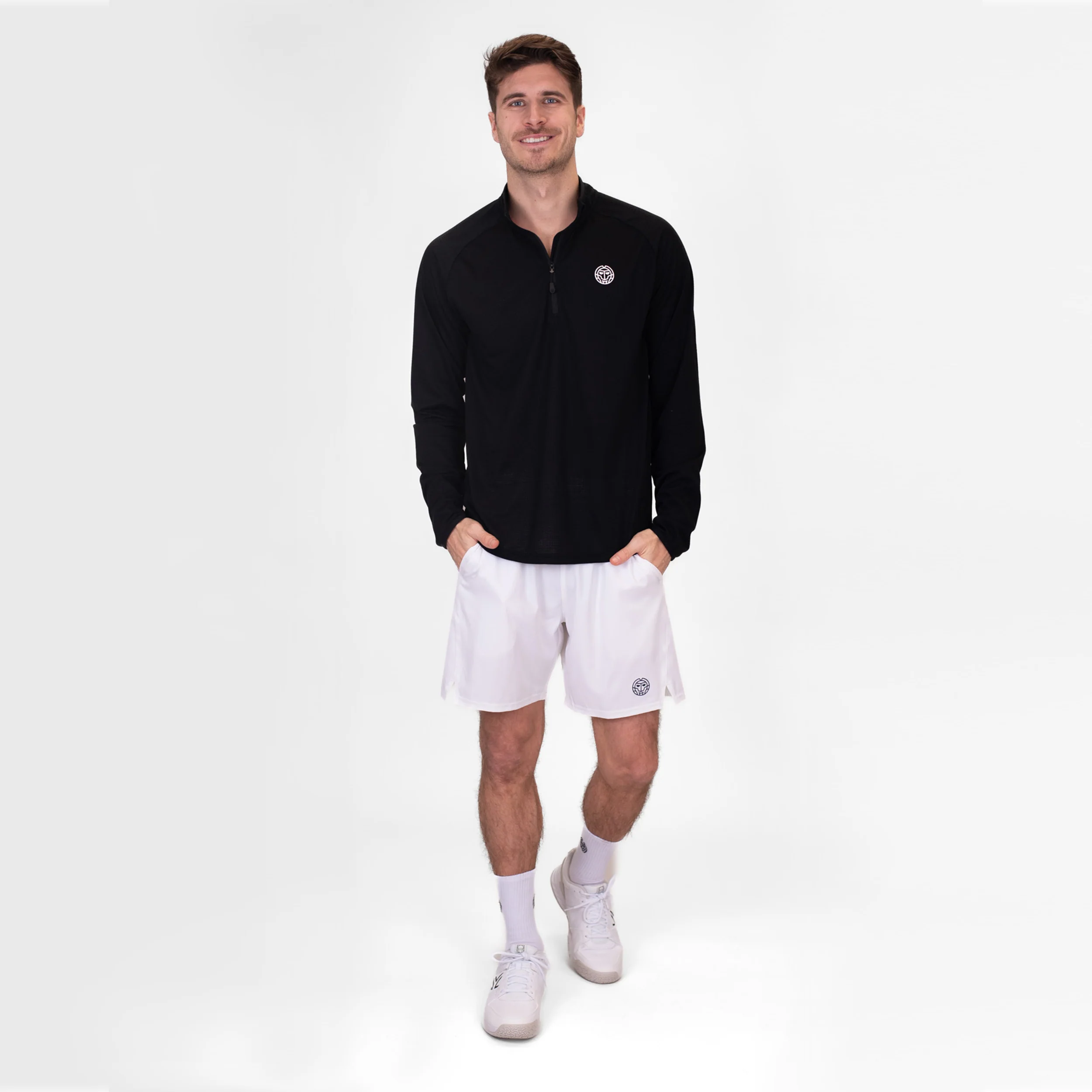 Crew Longsleeve Herren-Schwarz - Image 8