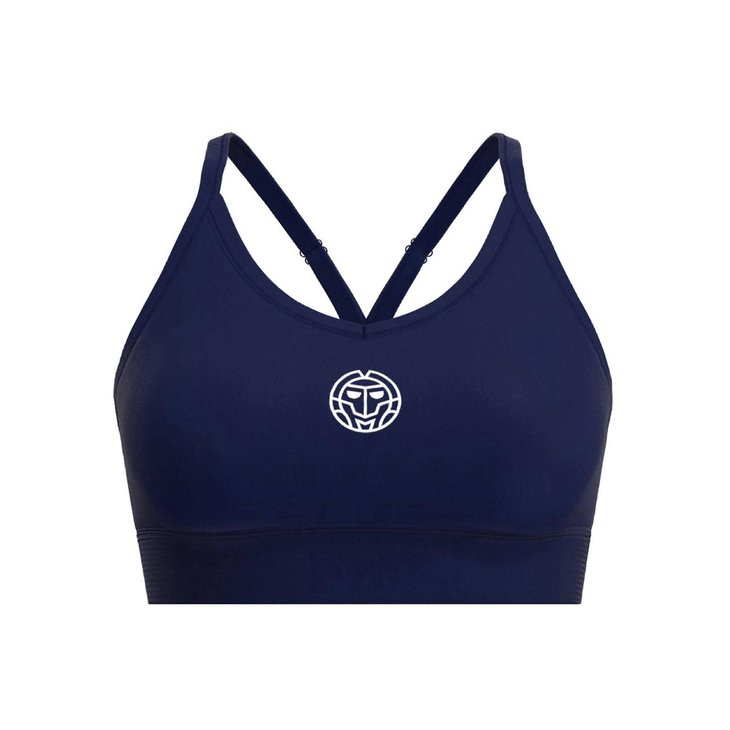 Crew Low Support Strappy Sport-BH Damen-Dunkelblau