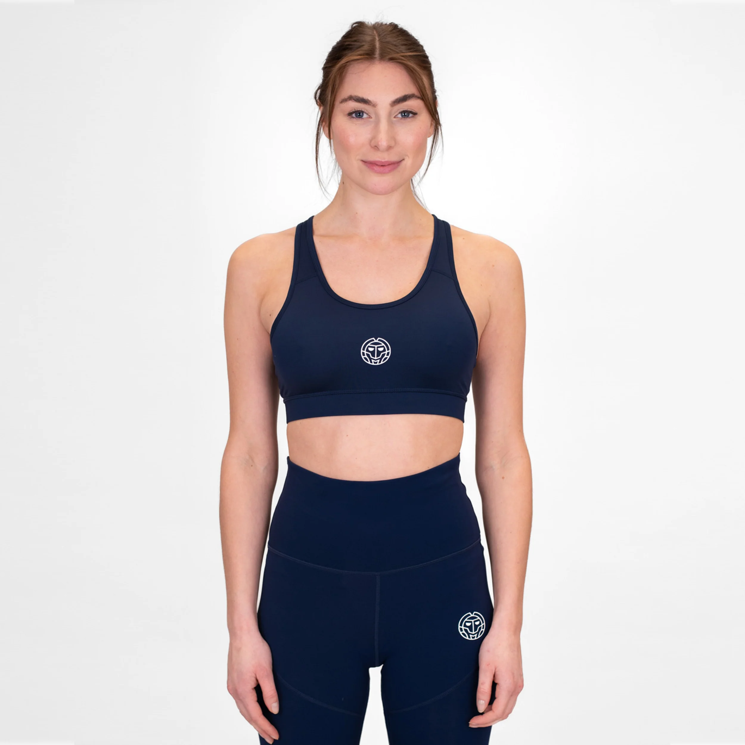 Crew Medium Support Sport-BH Damen-Dunkelblau - Image 5