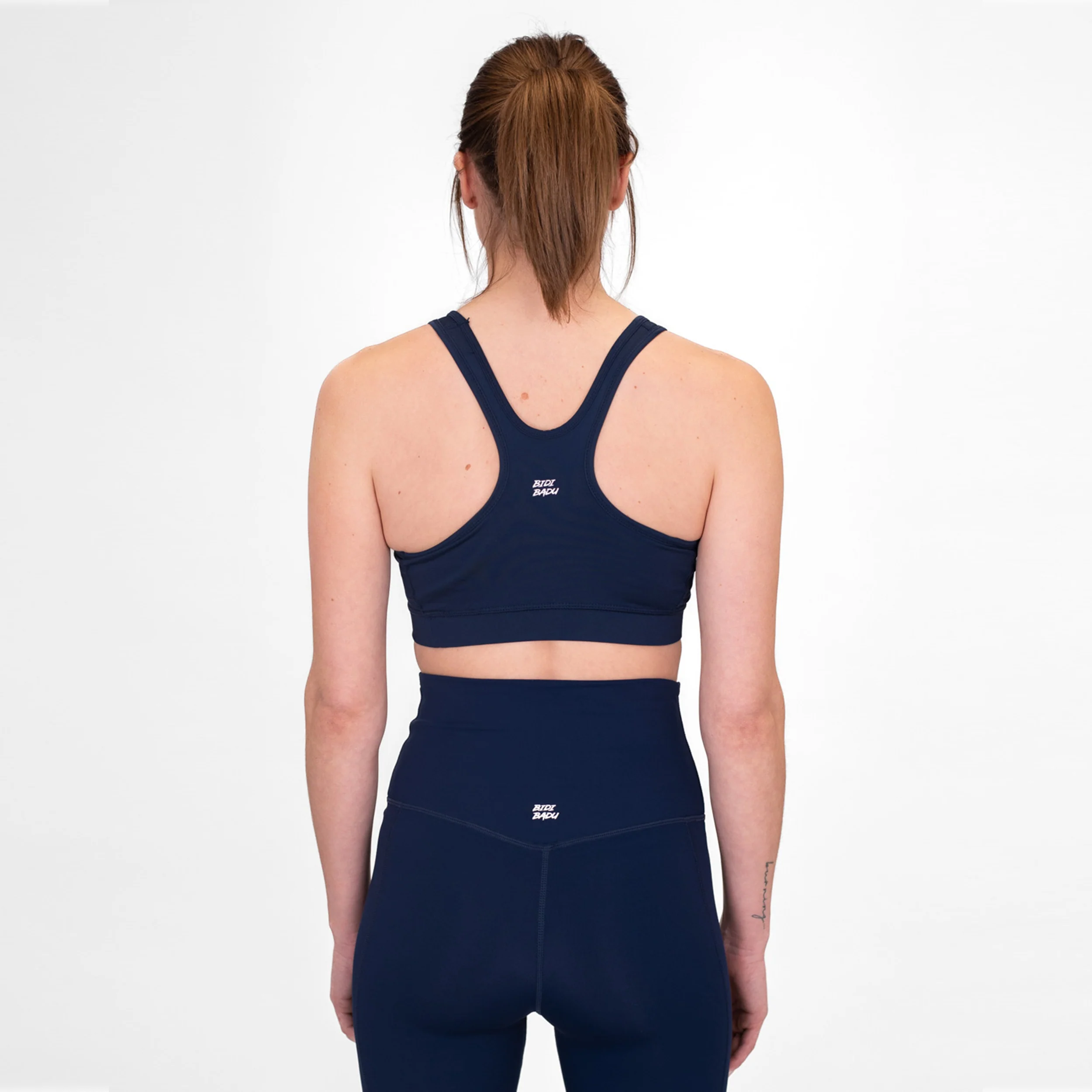 Crew Medium Support Sport-BH Damen-Dunkelblau - Image 6