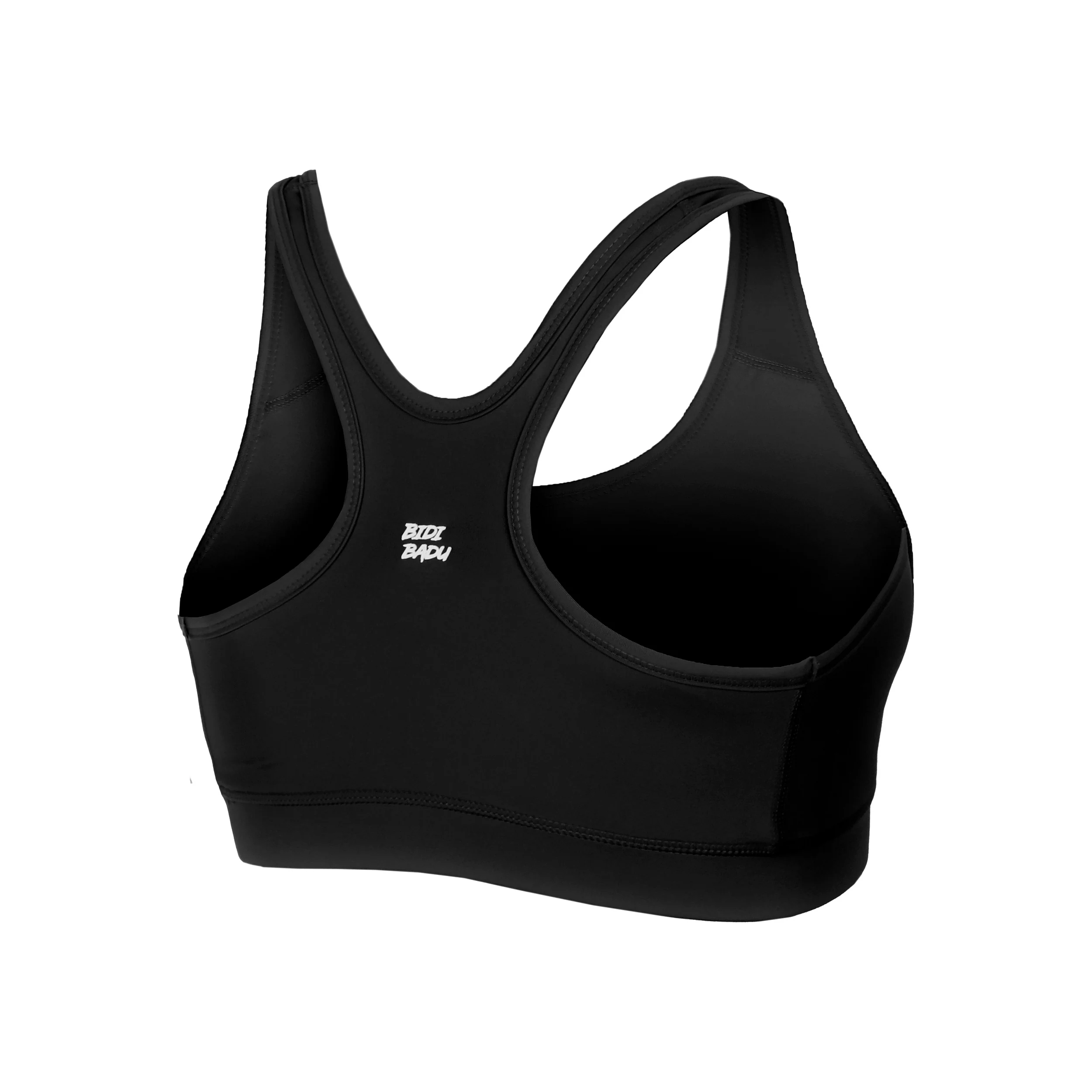 Crew Medium Support Sport-BH Damen-Schwarz - Image 2