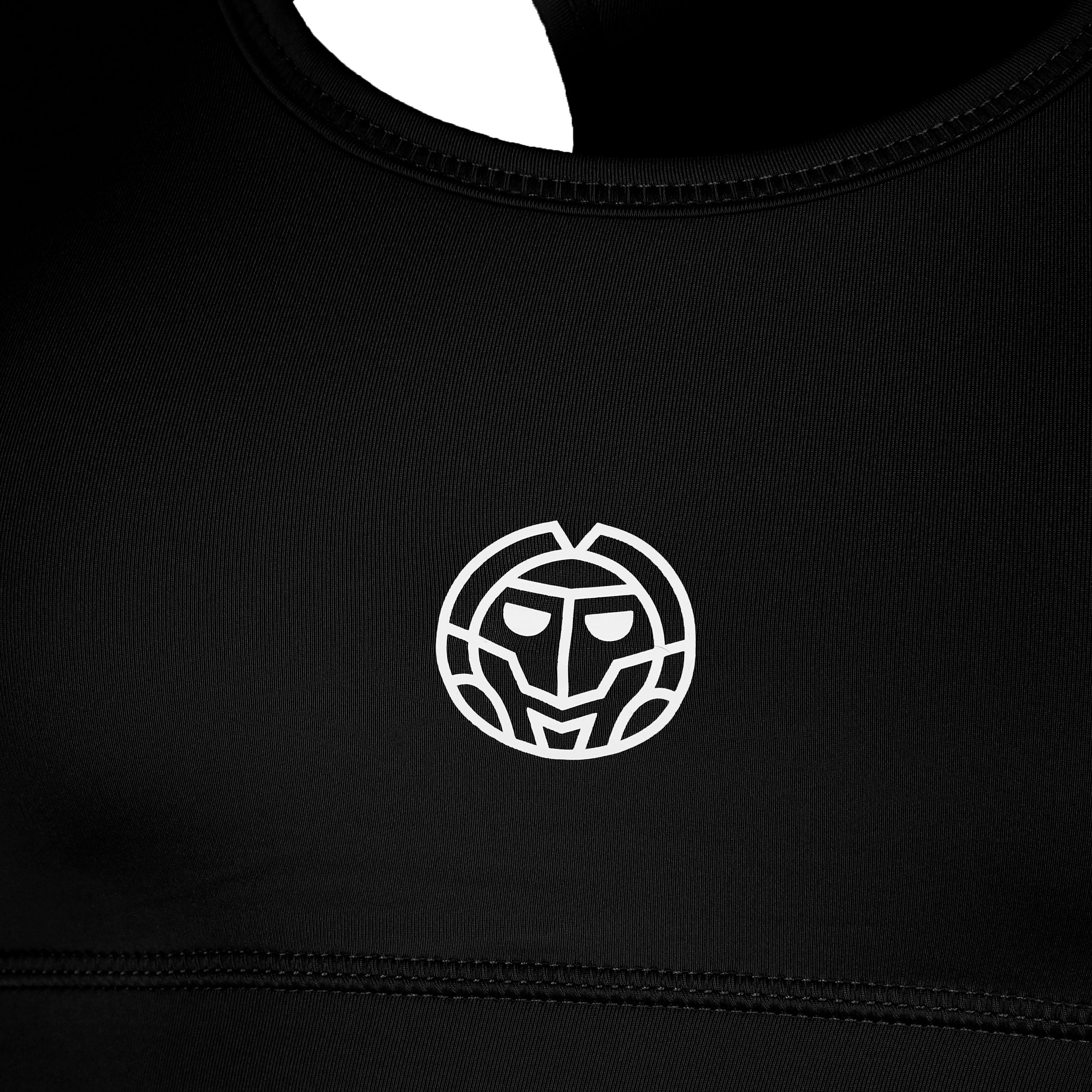 Crew Medium Support Sport-BH Damen-Schwarz - Image 3