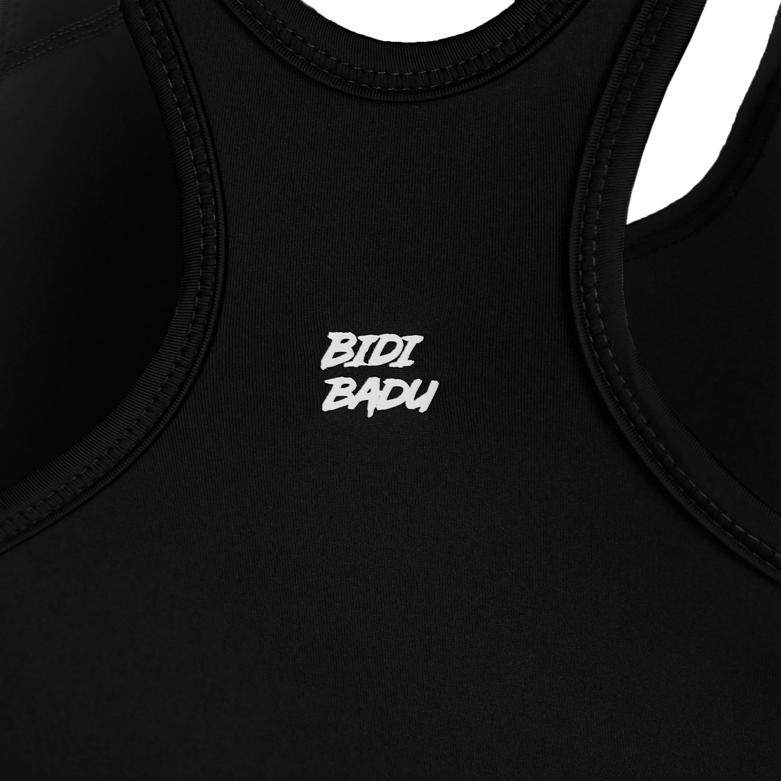 Crew Medium Support Sport-BH Damen-Schwarz - Image 4