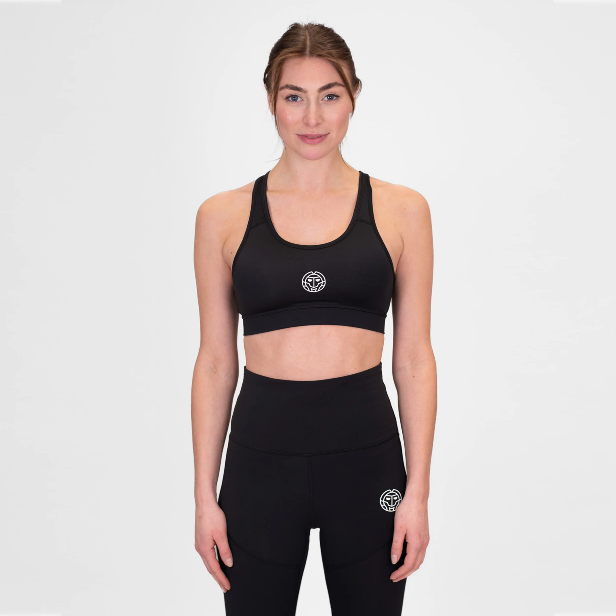 Crew Medium Support Sport-BH Damen-Schwarz - Image 5