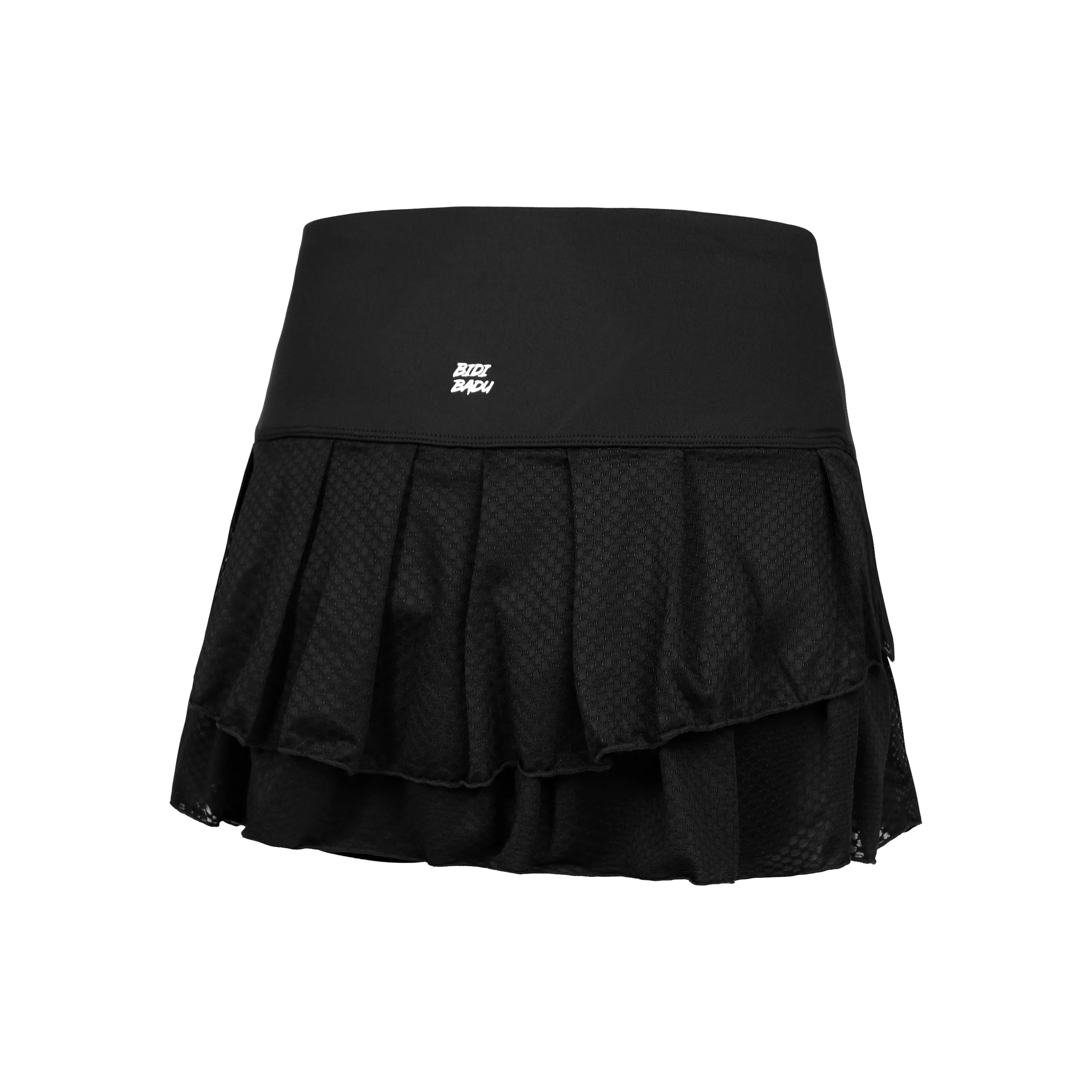 Crew Pleated Rock Damen-Schwarz - Image 2